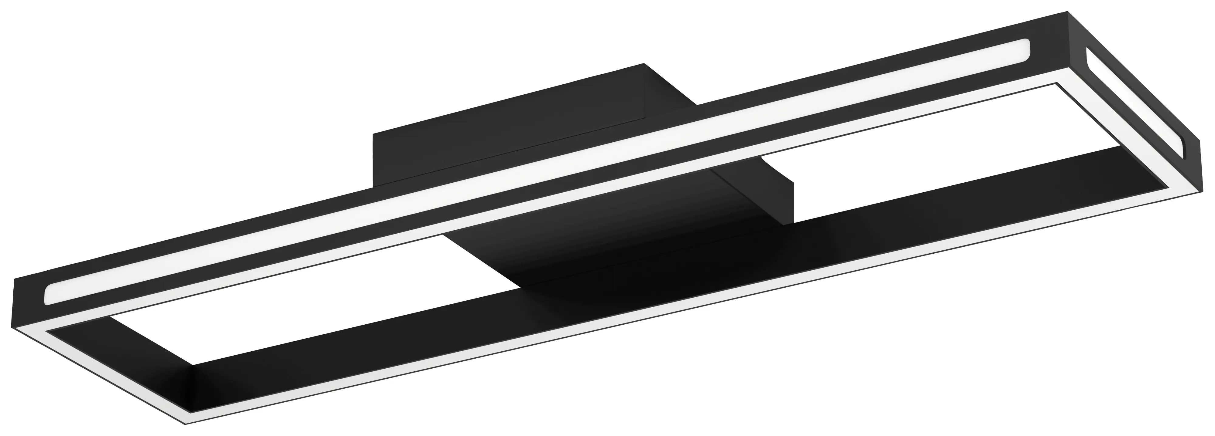 Eglo Connect LED Deckenleuchte Salvilanas-Z schwarz 77 x 20 cm