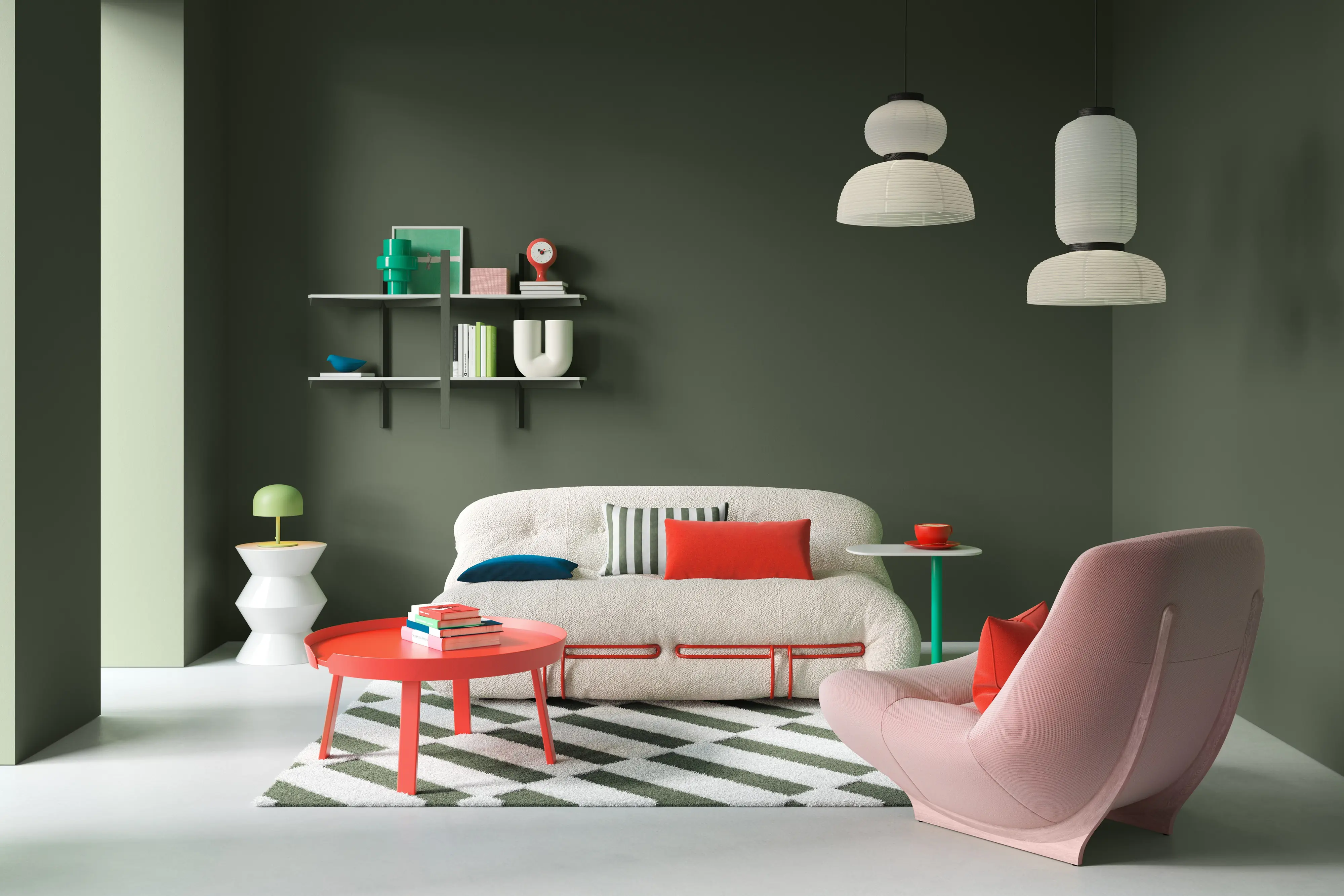 Alpina Wandfarbe Pantone matt bronze green 2,5 L