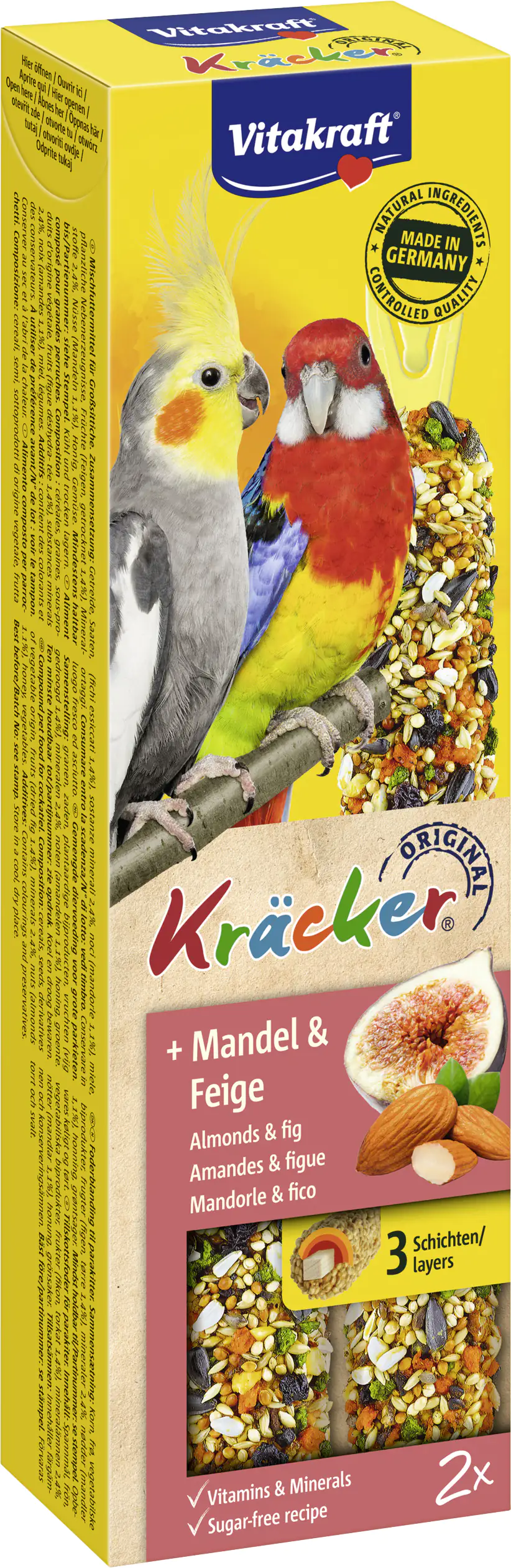 Vitakraft Kräcker® Mandel & Feige 2 Stück / 180 g Vitakraft Kräcker® Mandel & Feige 2 Stück / 180 g
