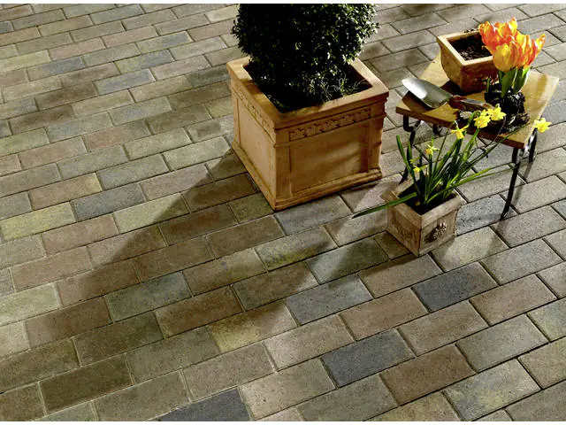 Kann Pflasterstein Rechteckpflaster 20 x 10 x 6 cm herbstbunt Kann Pflasterstein Rechteckpflaster 20 x 10 x 6 cm herbstbunt