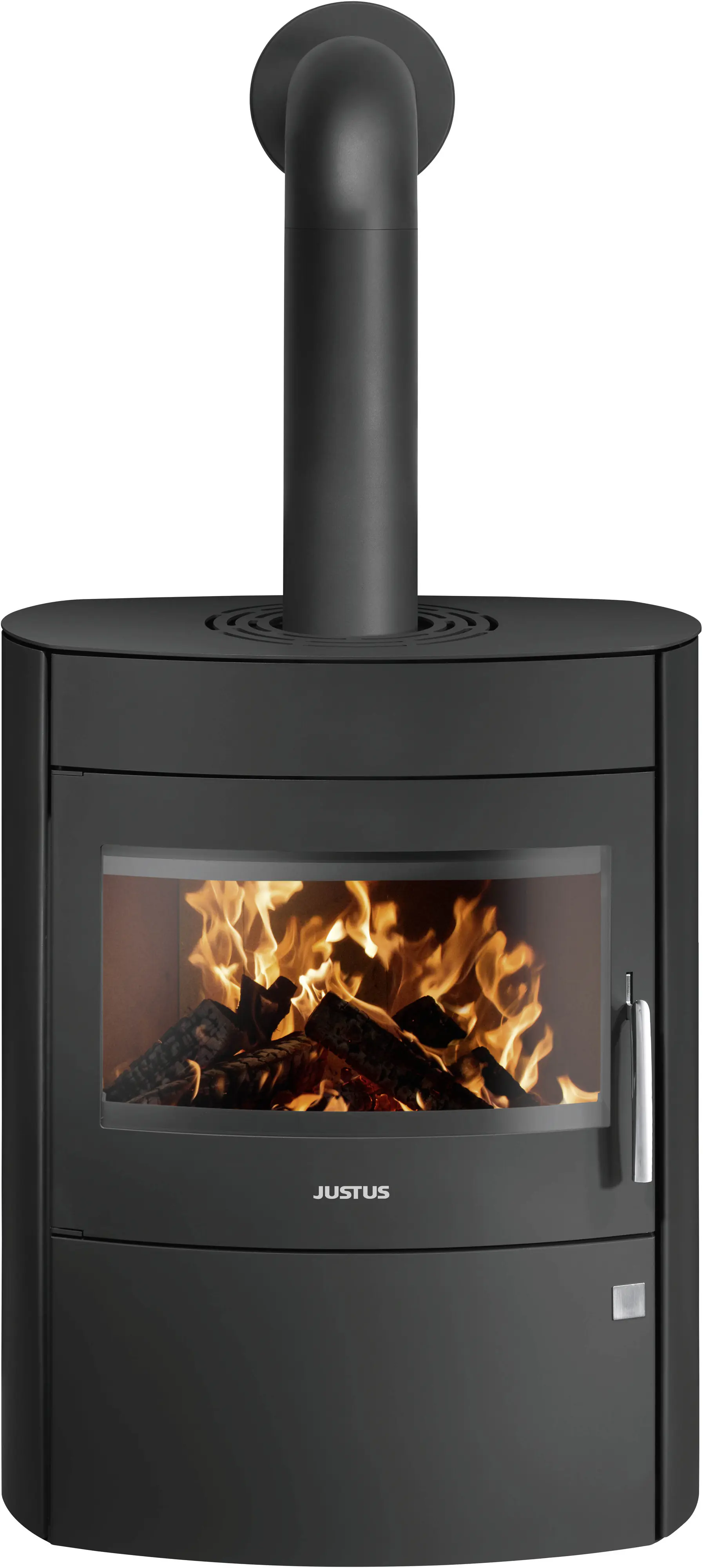 Justus Kaminofen Agero 2.0 Stahl schwarz 7 kW