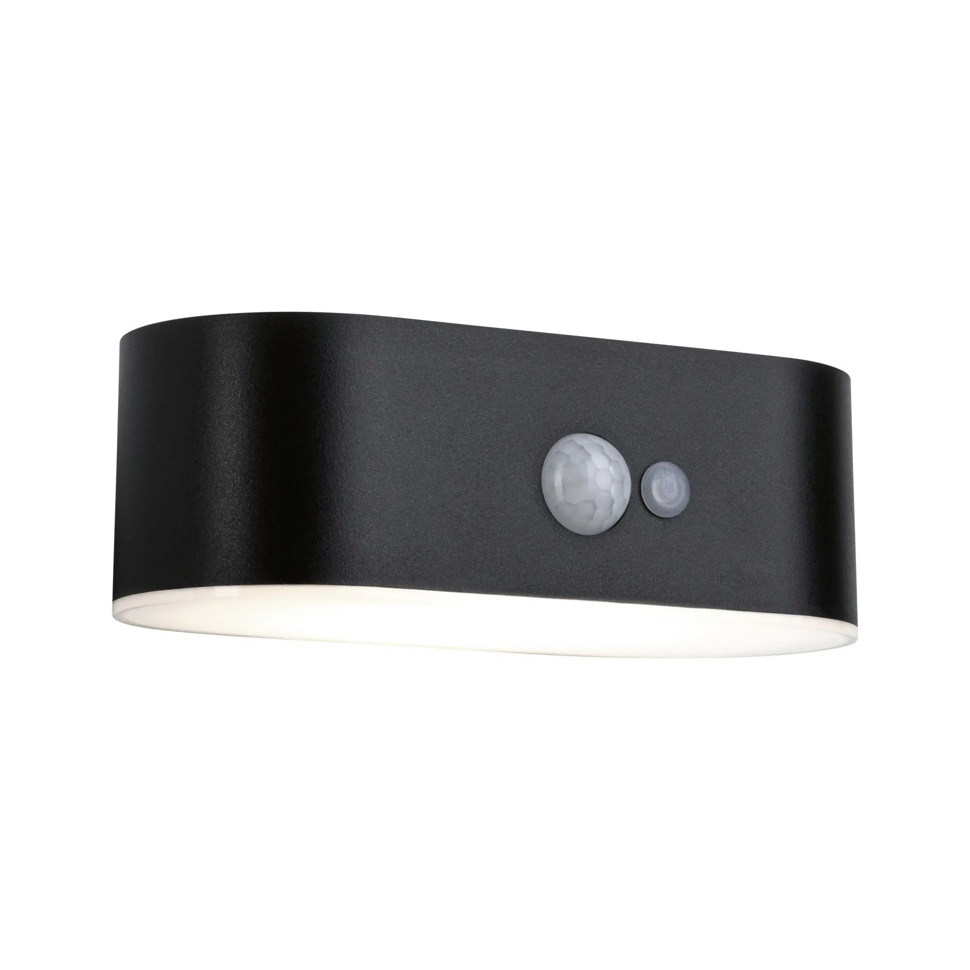 Paulmann LED Solarleuchte Adya schwarz 6 x 18 x 11,8 cm mit Bewegungsmelder