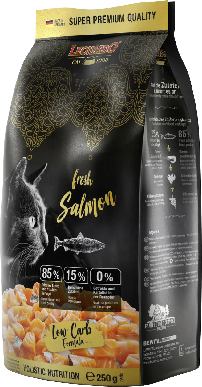 Leonardo Katzentrockenfutter Fresh Salmon 250 g Leonardo Katzentrockenfutter Fresh Salmon 250 g