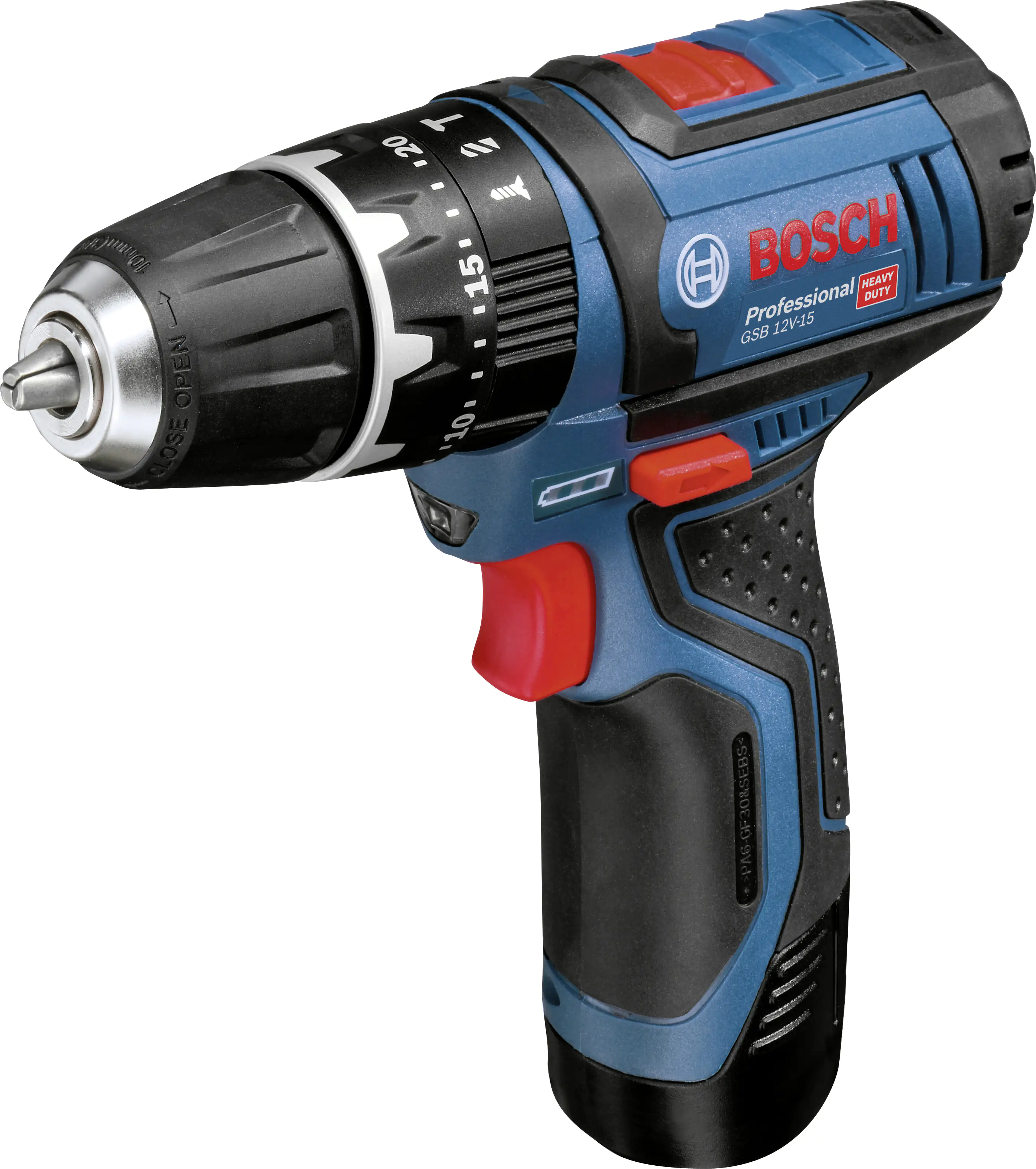 Bosch Professional Akku-Schlagbohrmaschine GSB 12V-15 2 Ah Solo