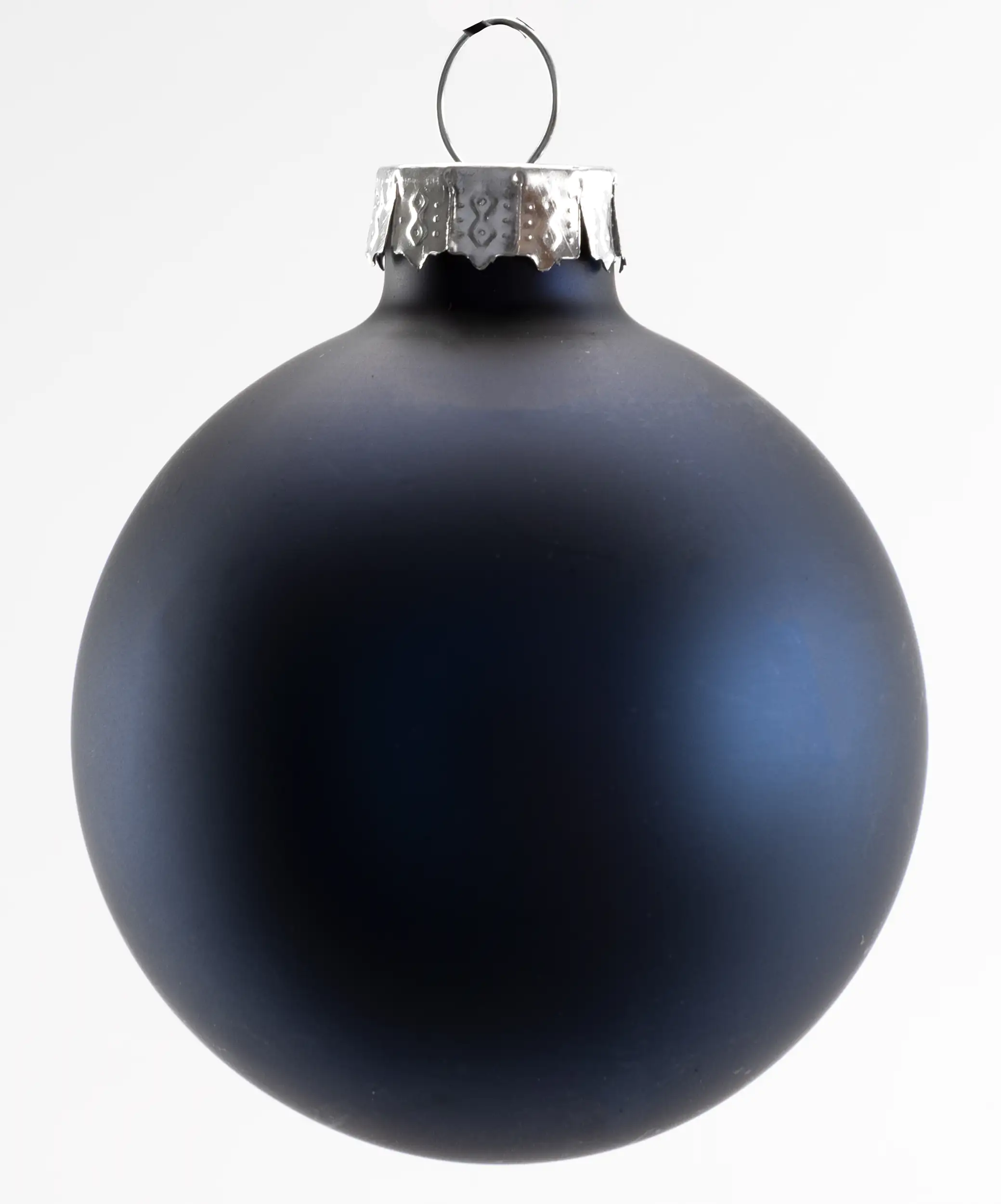 4333692538541_02 TrendLine Weihnachtskugeln aus Glas Ø 60 mm nachtblau - 20 Stück