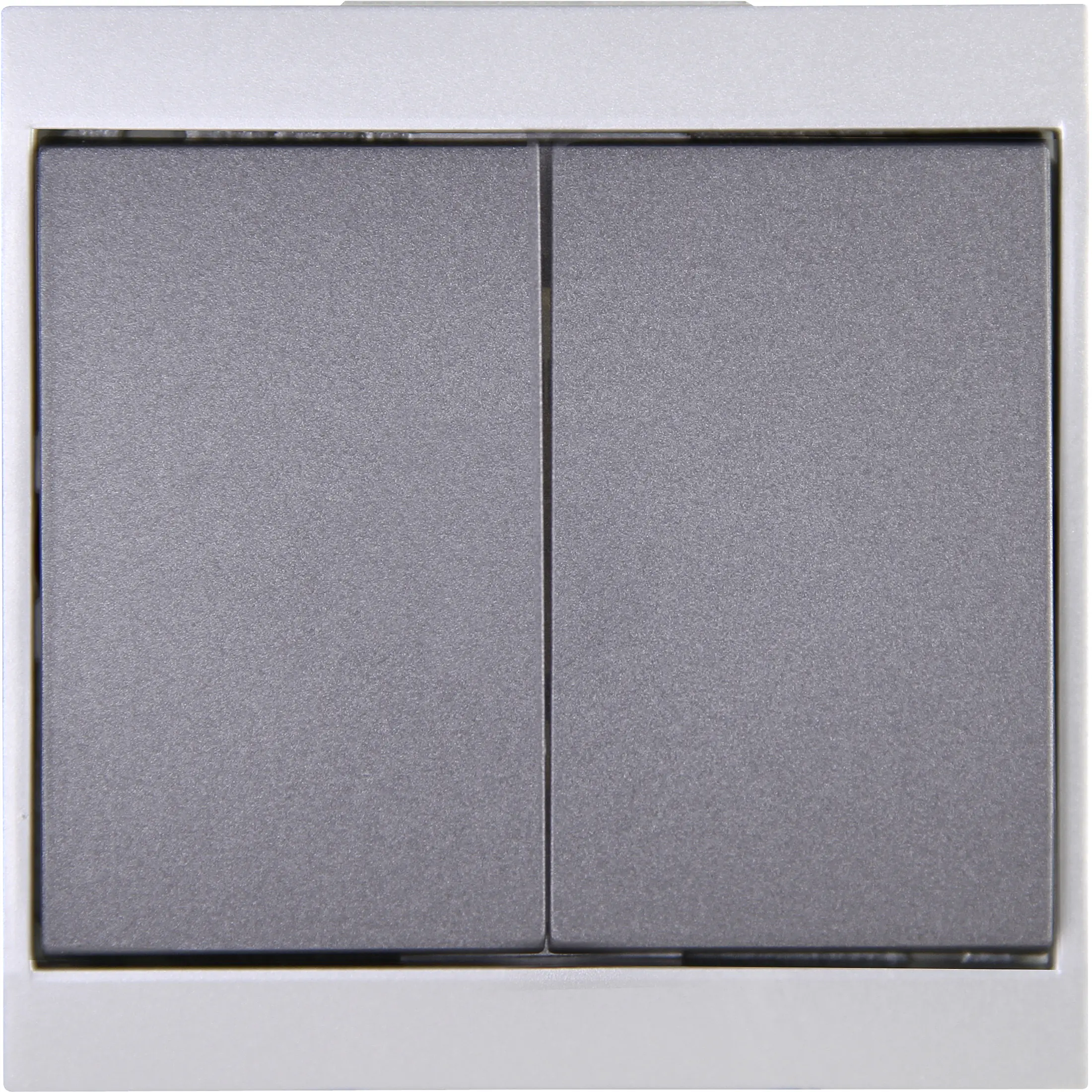 Kopp Serienschalter MALTA silber-anthrazit, 620515085