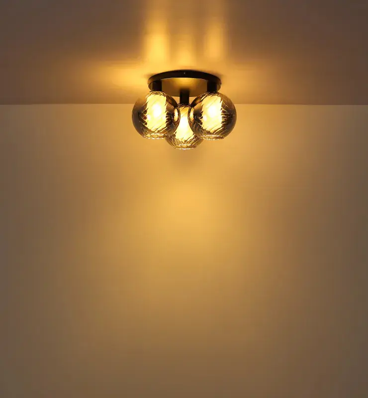 Globo Deckenleuchte Ulf 46 x 25 cm (Ø x H) schwarz matt