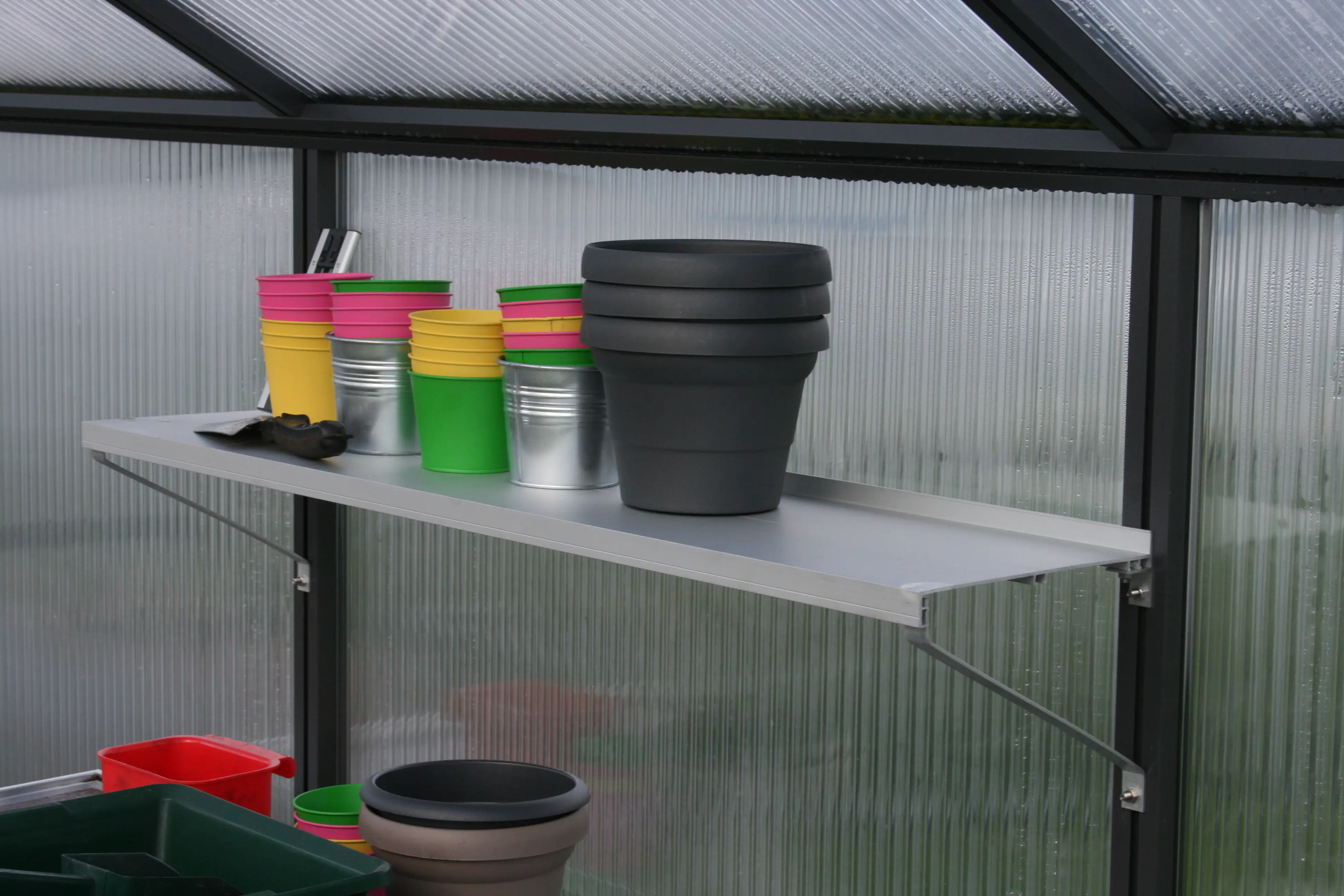 KGT Universal Aluminium Hängeregal 1m 1 m breit, pressblank