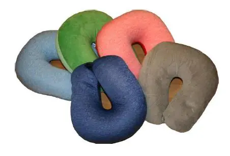 Nackenhörnchen Uni Melange 32 cm 5-fach sortiert