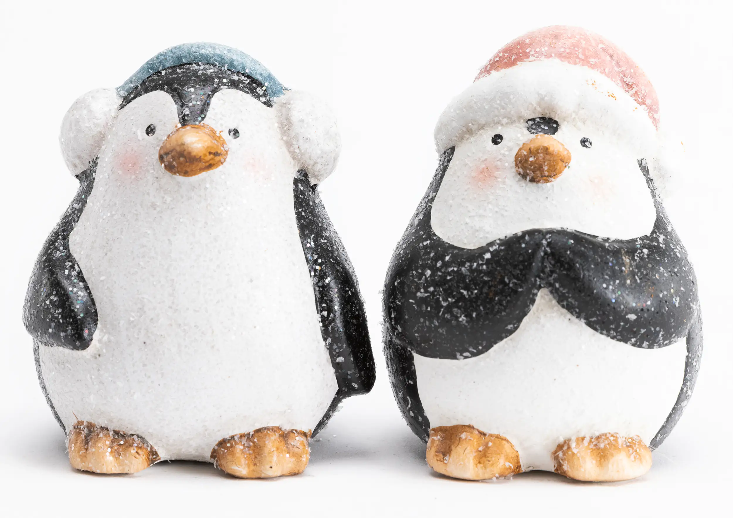 4333692198134_05 TrendLine Dekofigur Pinguin aus Keramik 12 x 10,5 x 12,5 cm