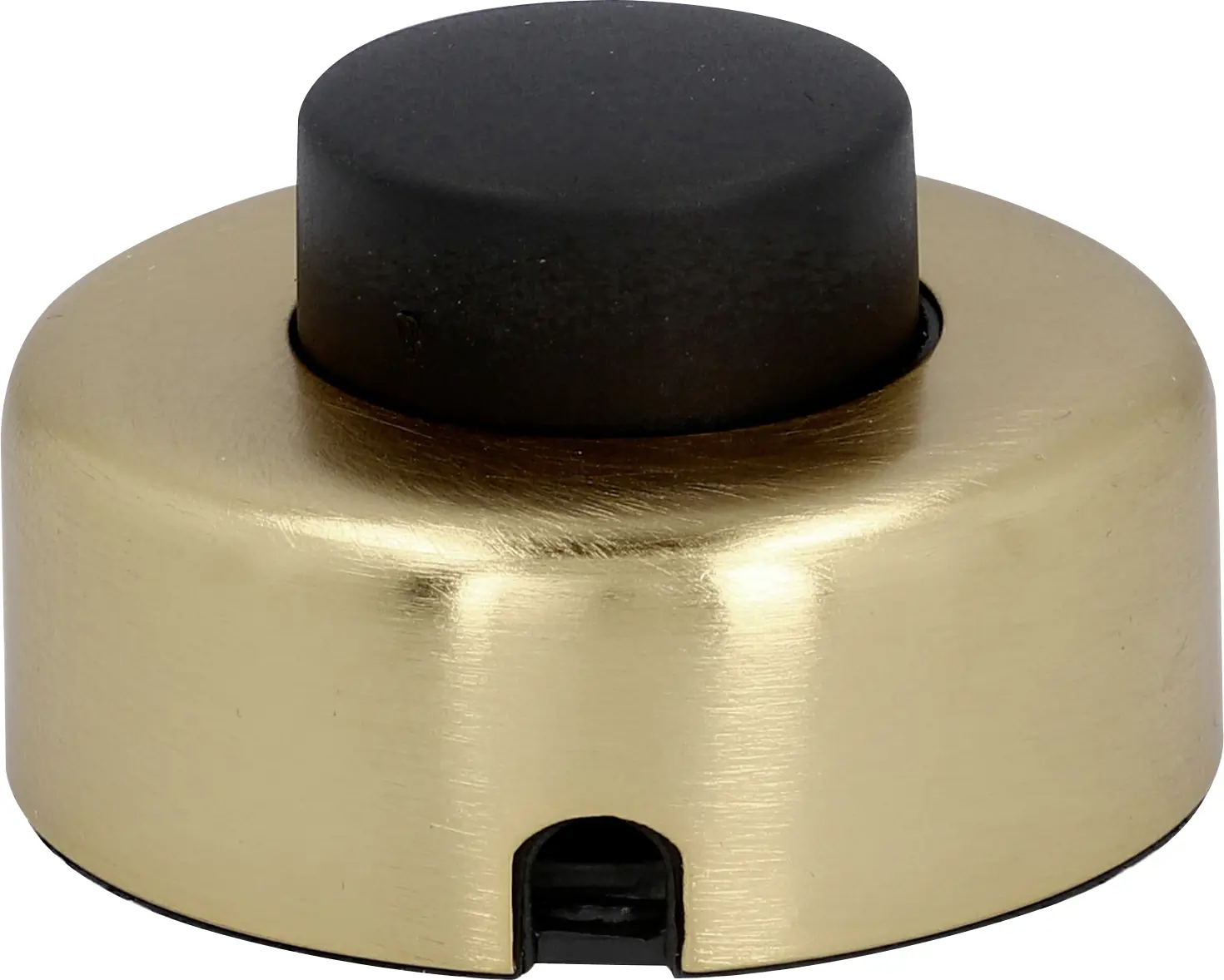 Fuß-Tretschalter 1pol 1A 250V messing