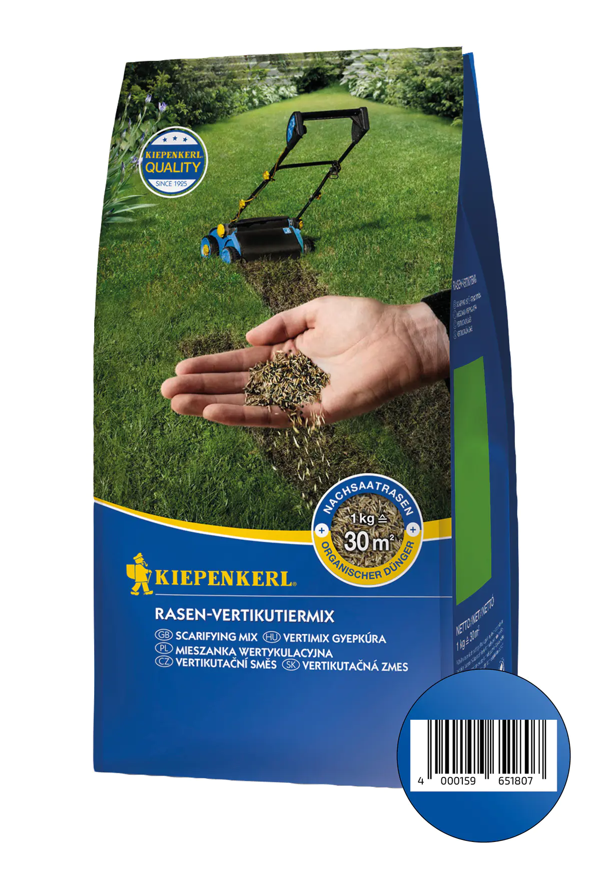 Kiepenkerl Rasen-Vertikutiermix 1kg für 30 m²