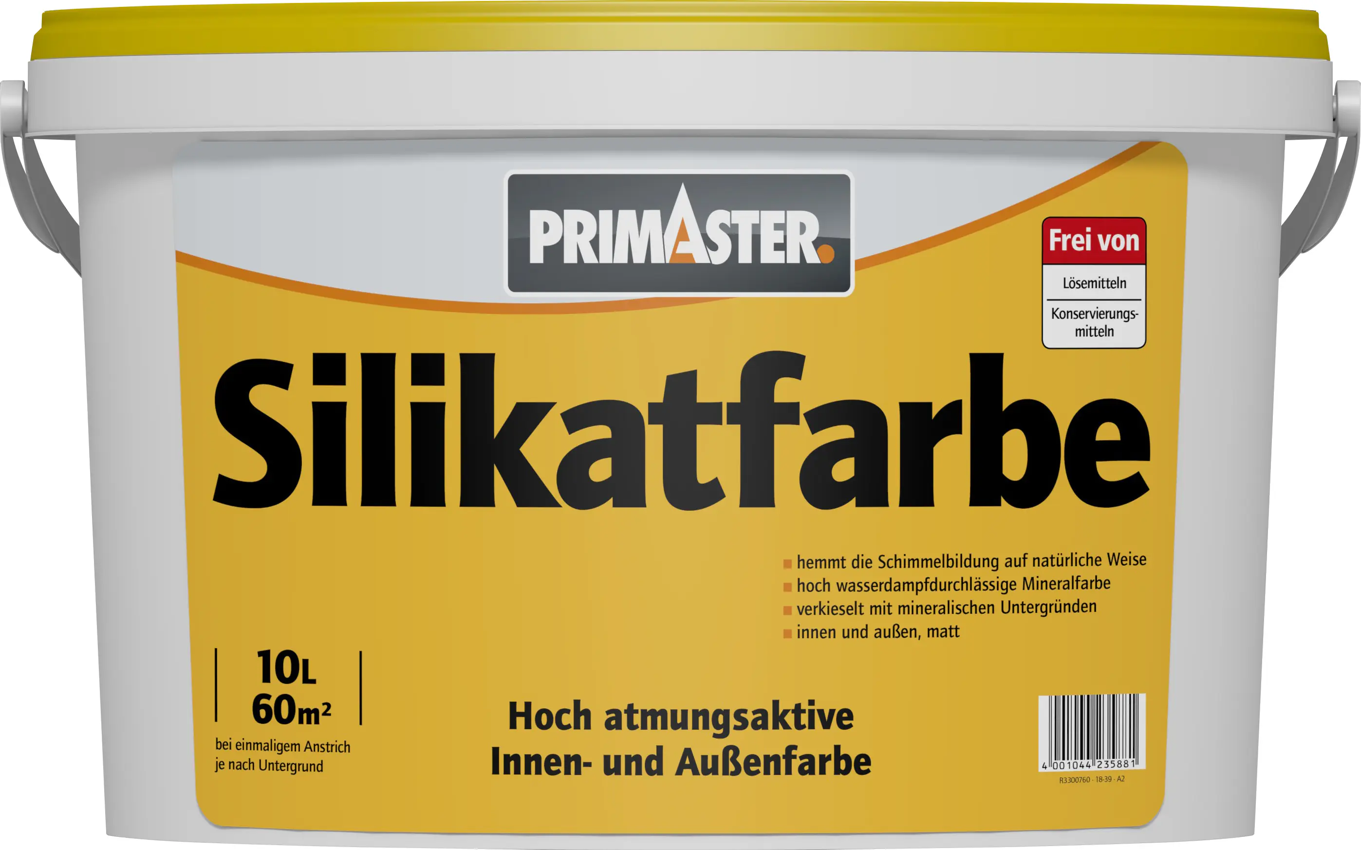 Primaster Silikatfarbe 10 L weiß matt Primaster Silikatfarbe 10 L weiß matt