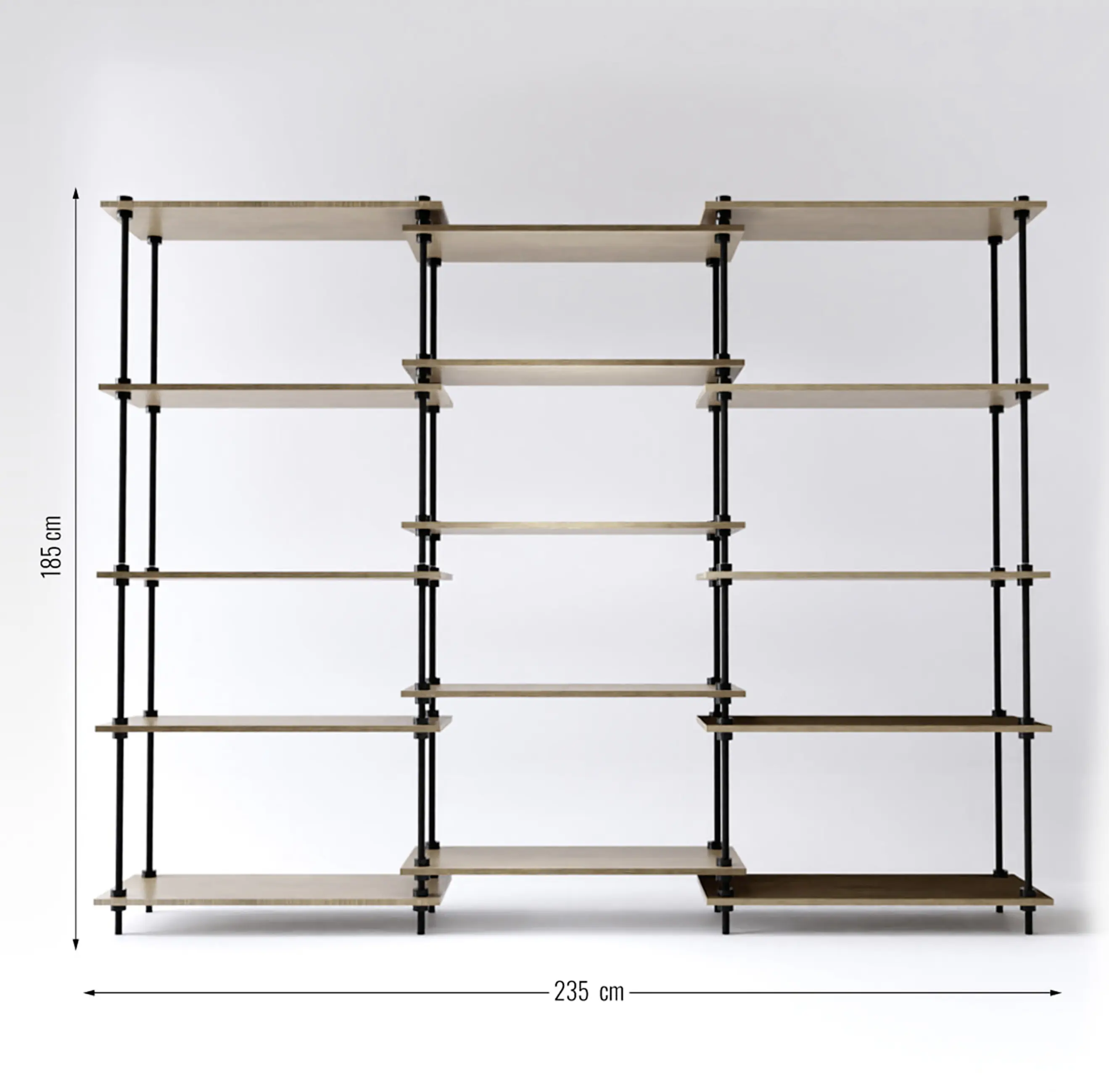 Ar Shelving Standregal-Set Deco Nebraska 185 x 235 cm 600 kg