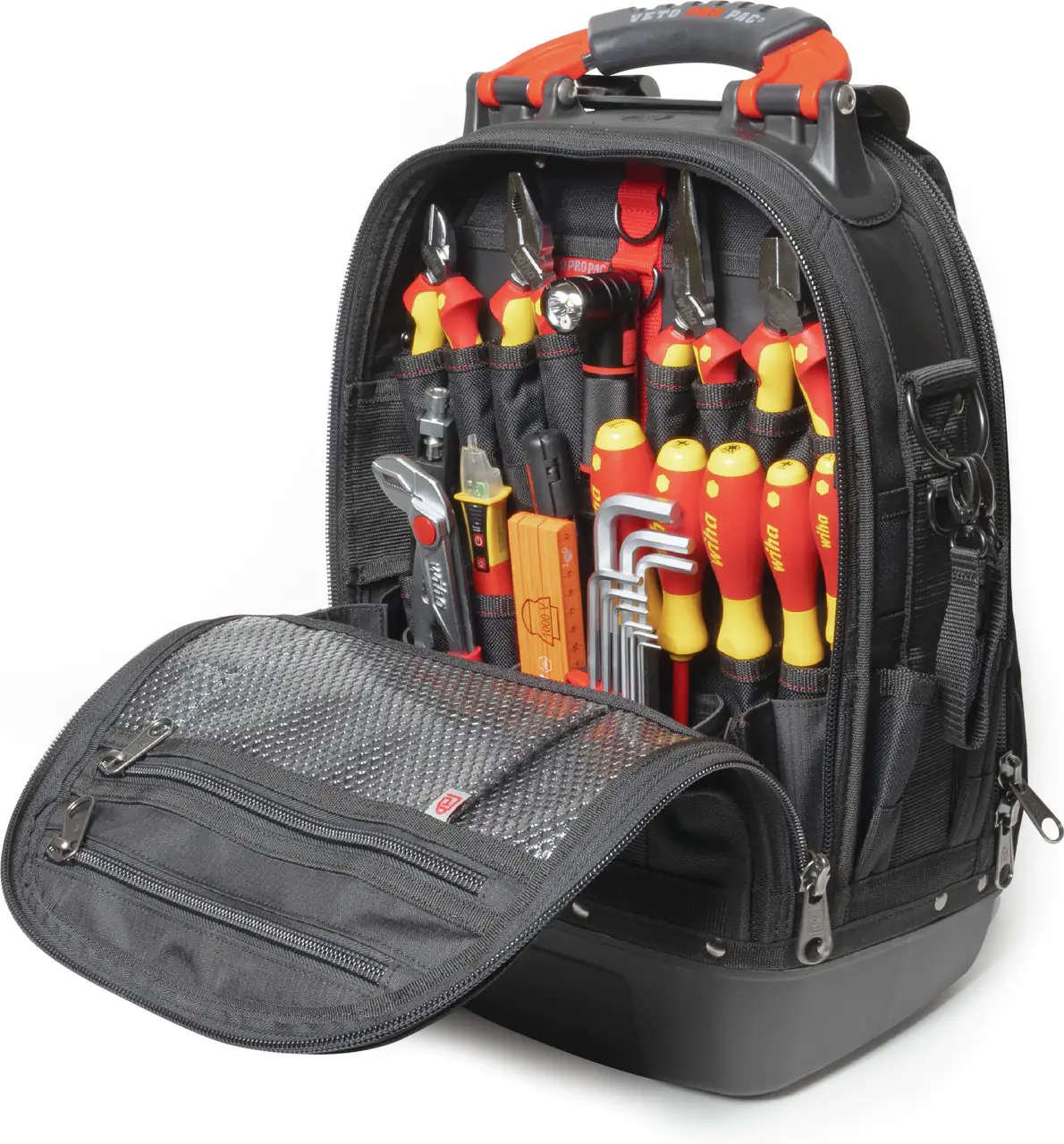 Wiha Werkzeug-Rucksack Set L electric 26-teilig