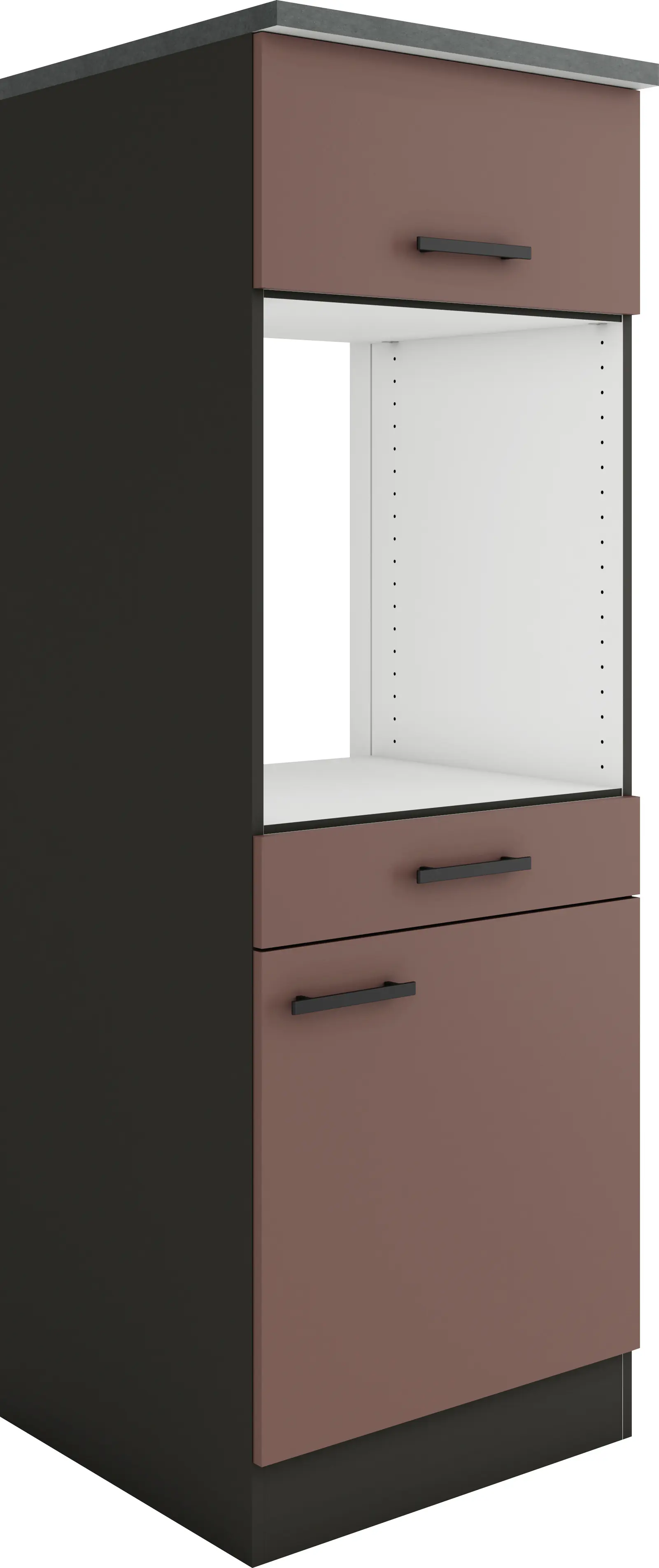 Optifit Midischrank Nizza 407 rostrot/eiche 60 cm