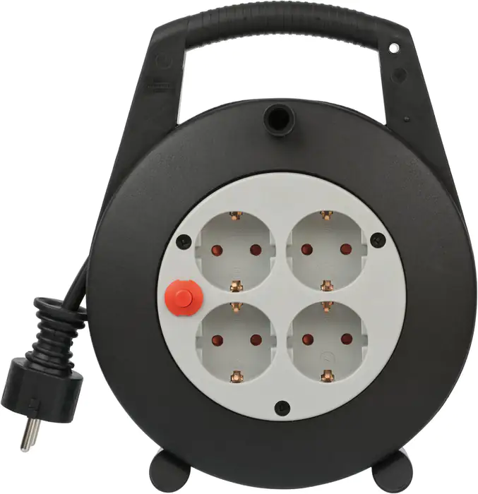 Brennenstuhl Vario Line Kabelbox 4-fach 5m, Indoor-Kabeltrommel