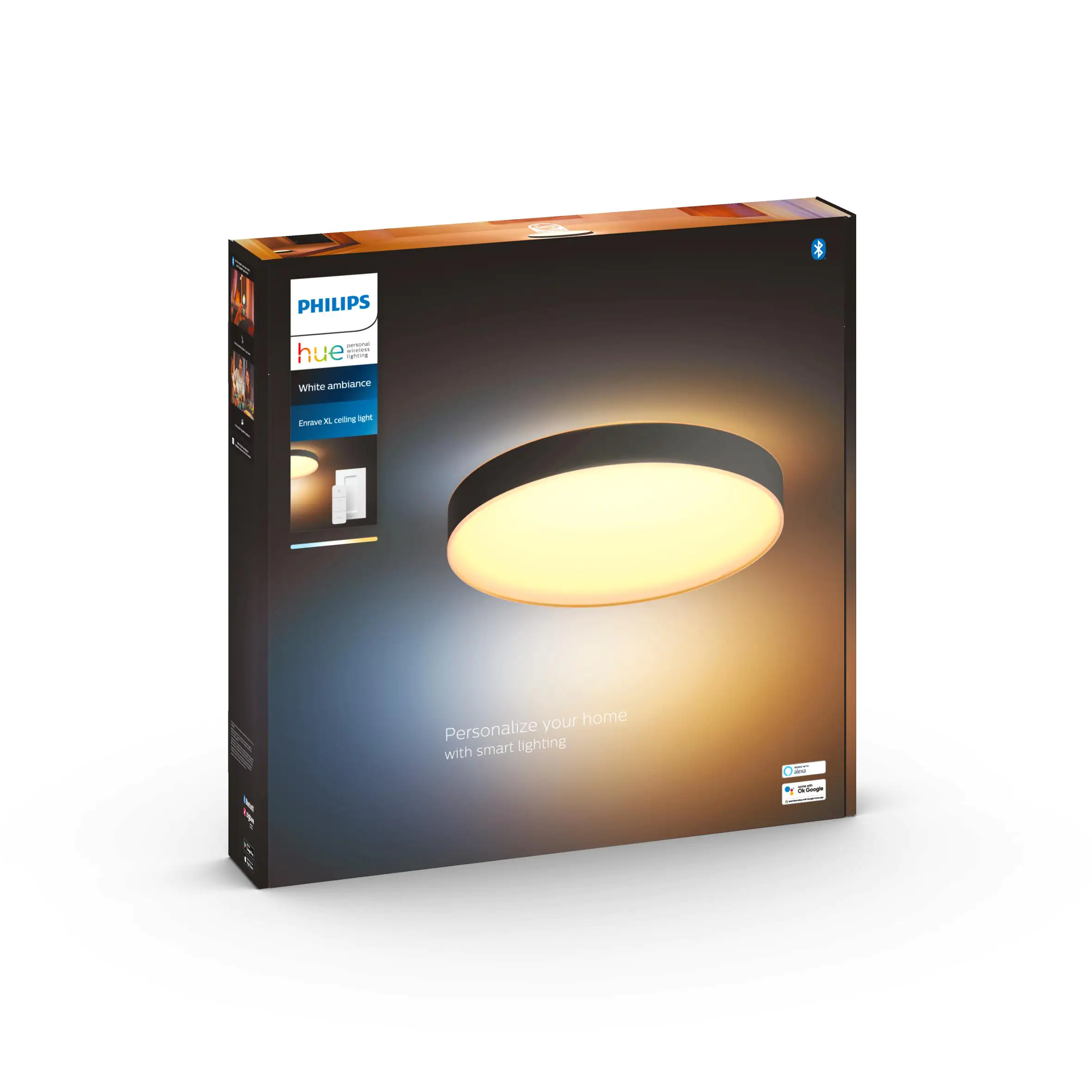 Philips Hue LED Deckenleuchte White Ambiance Enrave warmweiß-kaltweiß