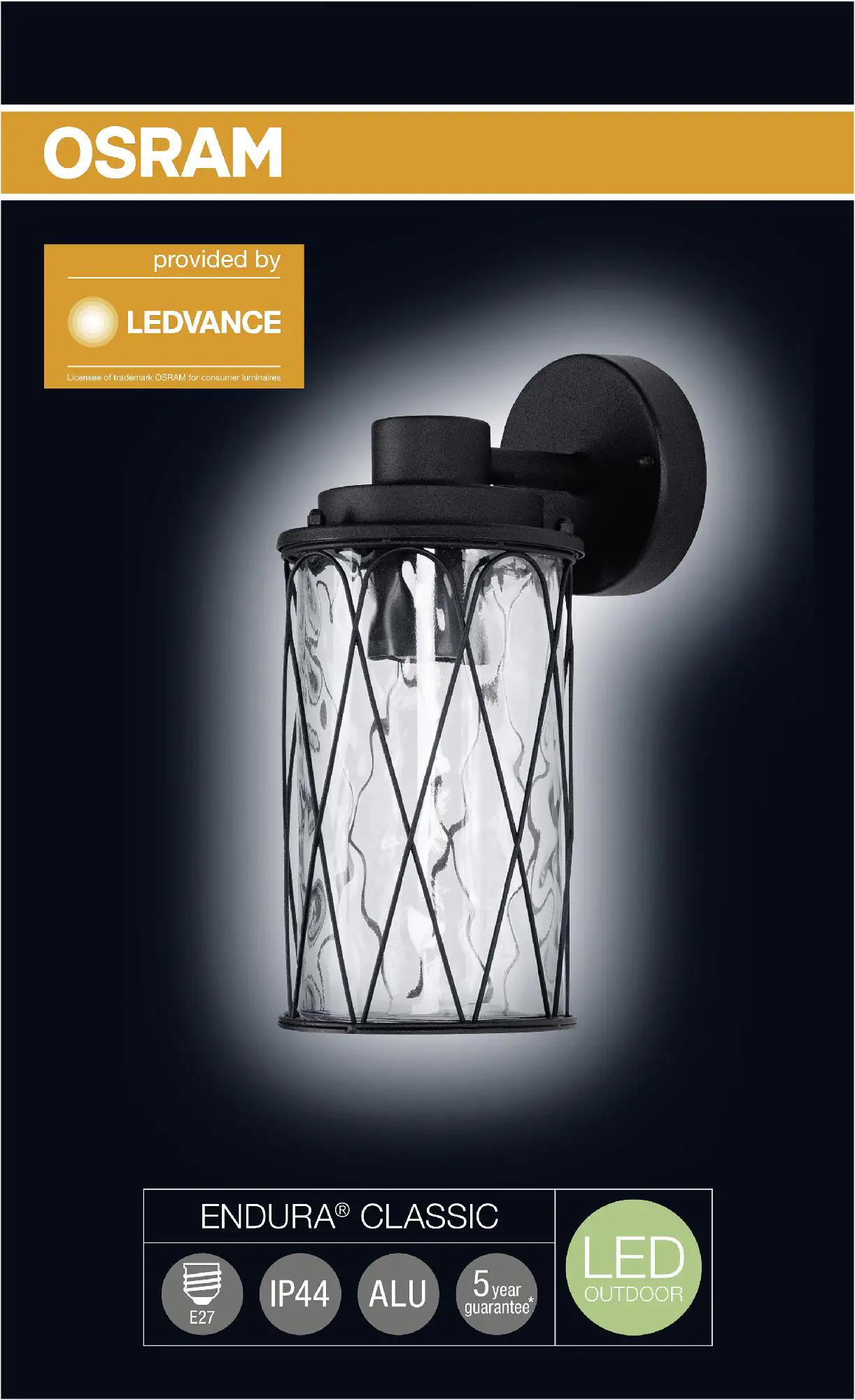 Ledvance Außenleuchte Endura Classic schwarz Ledvance Außenleuchte Endura Classic schwarz