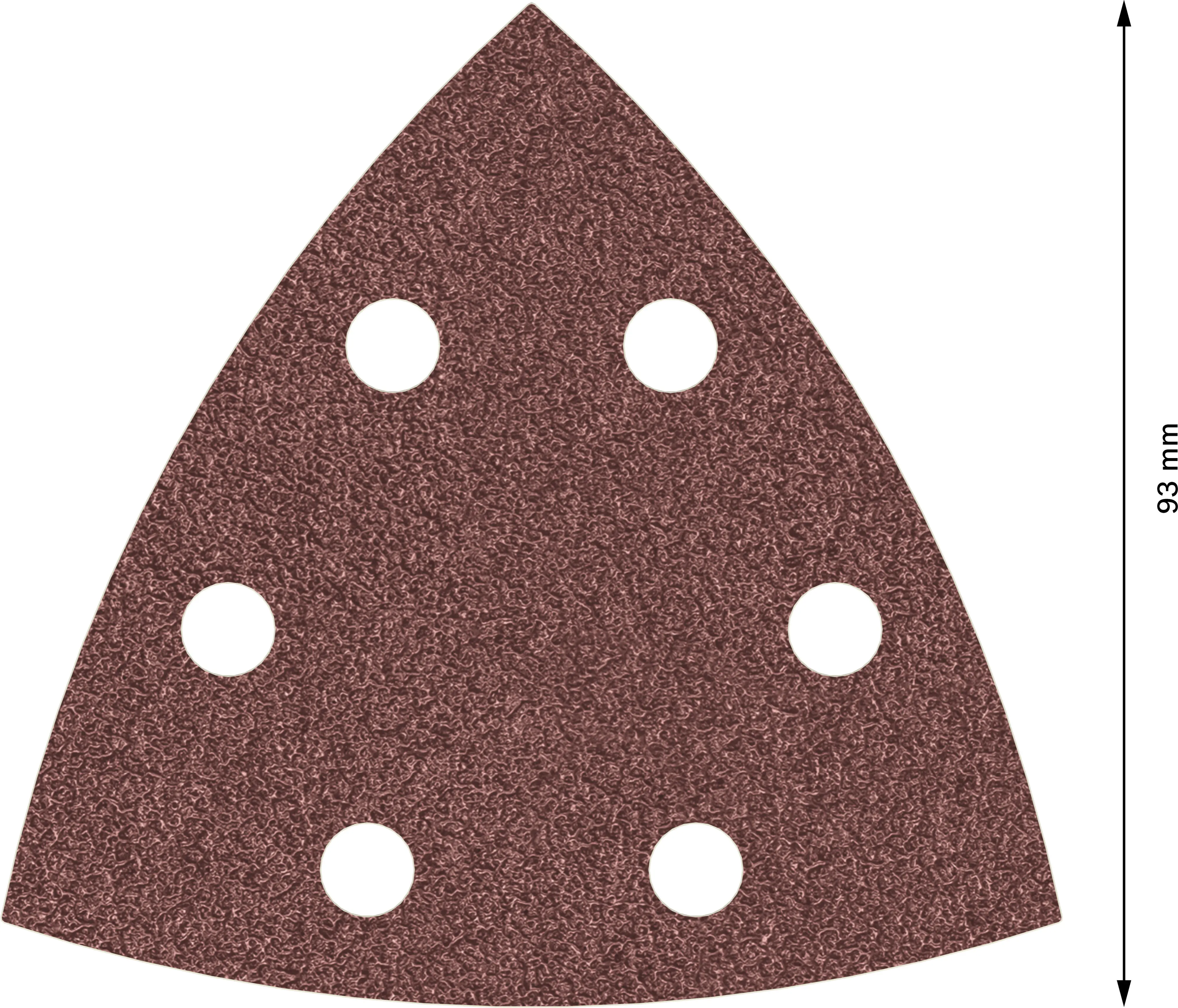 Bosch PRO F460 Schleifblatt 93 x 93 mm G40 5-teilig