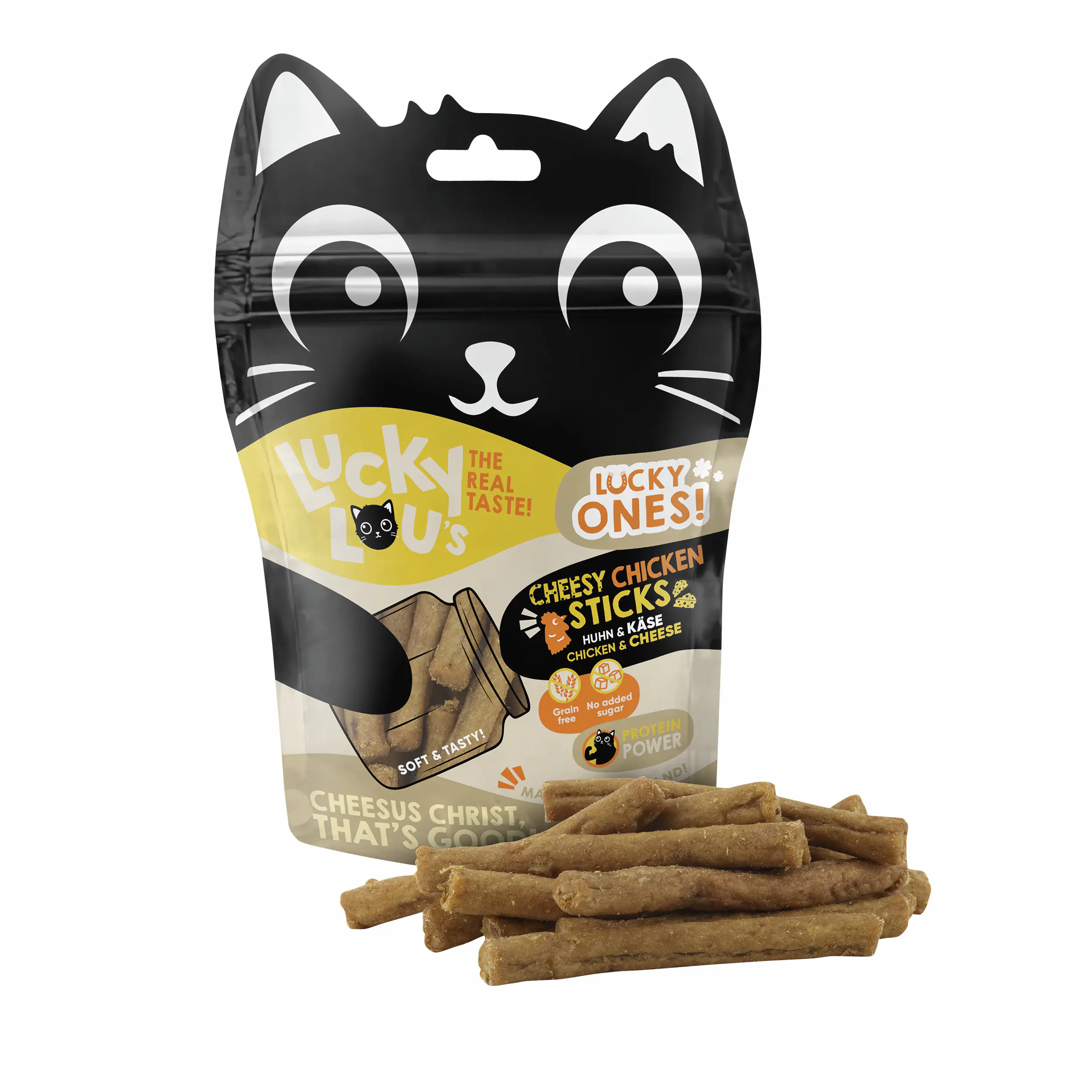 Lucky Lou Katzensnack Lucky Ones Sticks Käse und Huhn 50 g Lucky Lou Katzensnack Lucky Ones Sticks Käse und Huhn 50 g