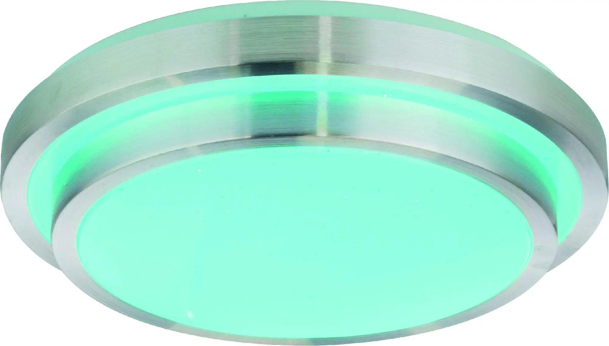 Globo LED Deckenleuchte Ina II weiß, opal mit Aluminiumring Globo LED Deckenleuchte Ina II weiß, opal mit Aluminiumring