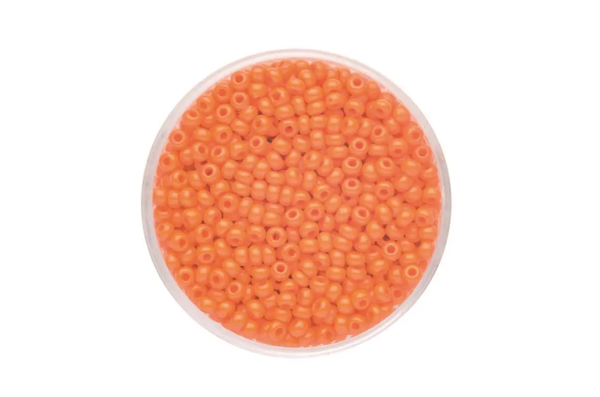Glorex Rocailles Perlen 2,6 mm 17 g orange 