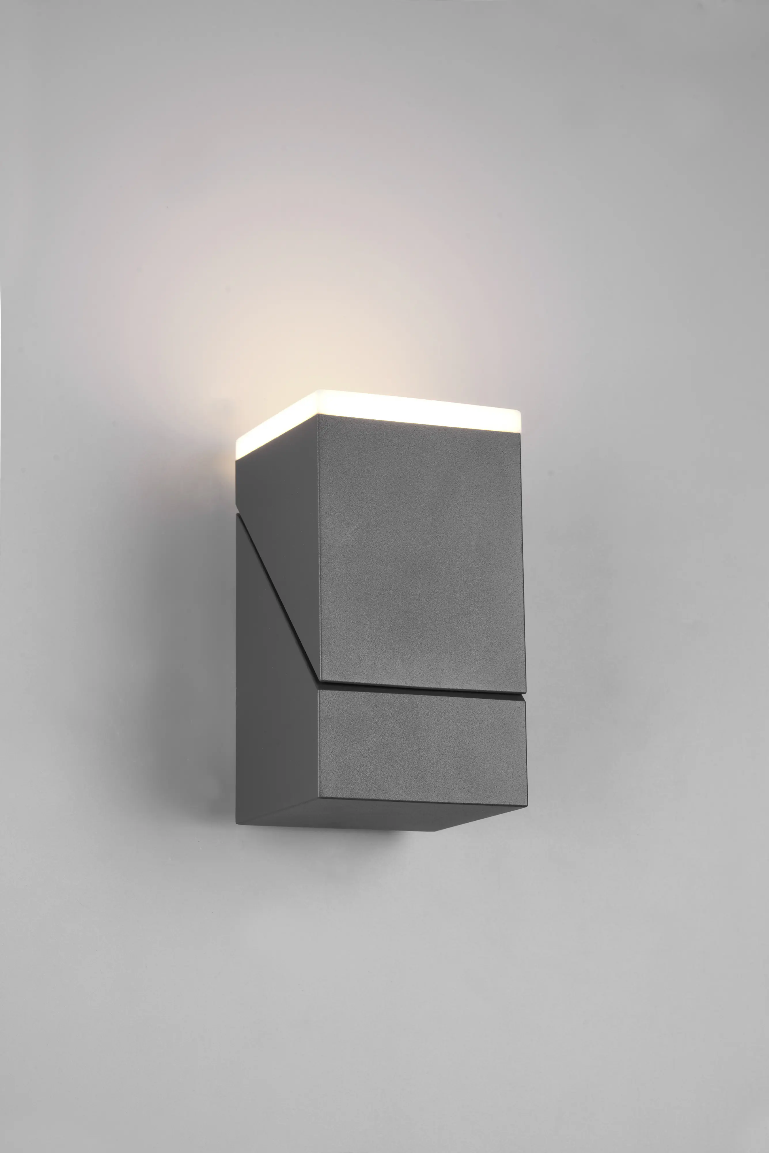 Trio LED Wandleuchte Avon innen/außen anthrazit schwenkbar 7W warmweiß