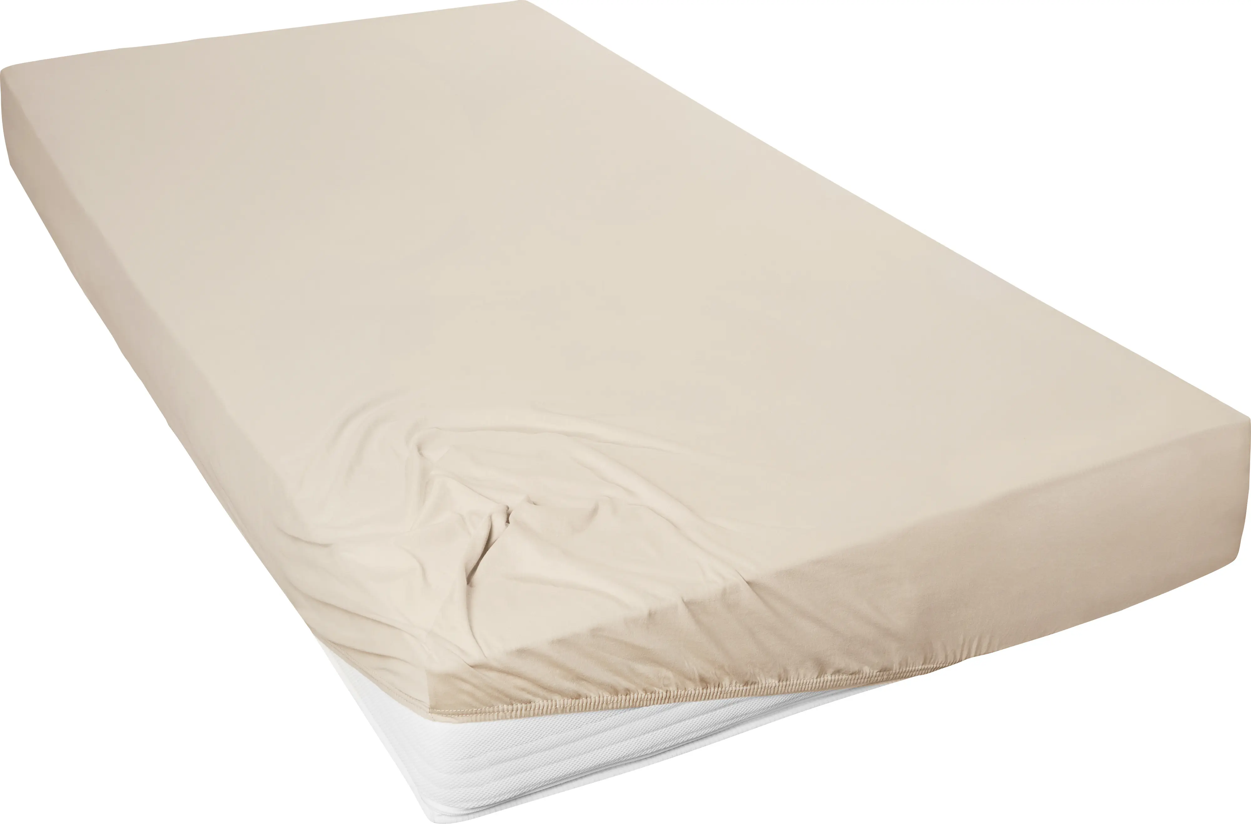 Westminster Spannbetttuch Jersey 100 x 200 cm düne