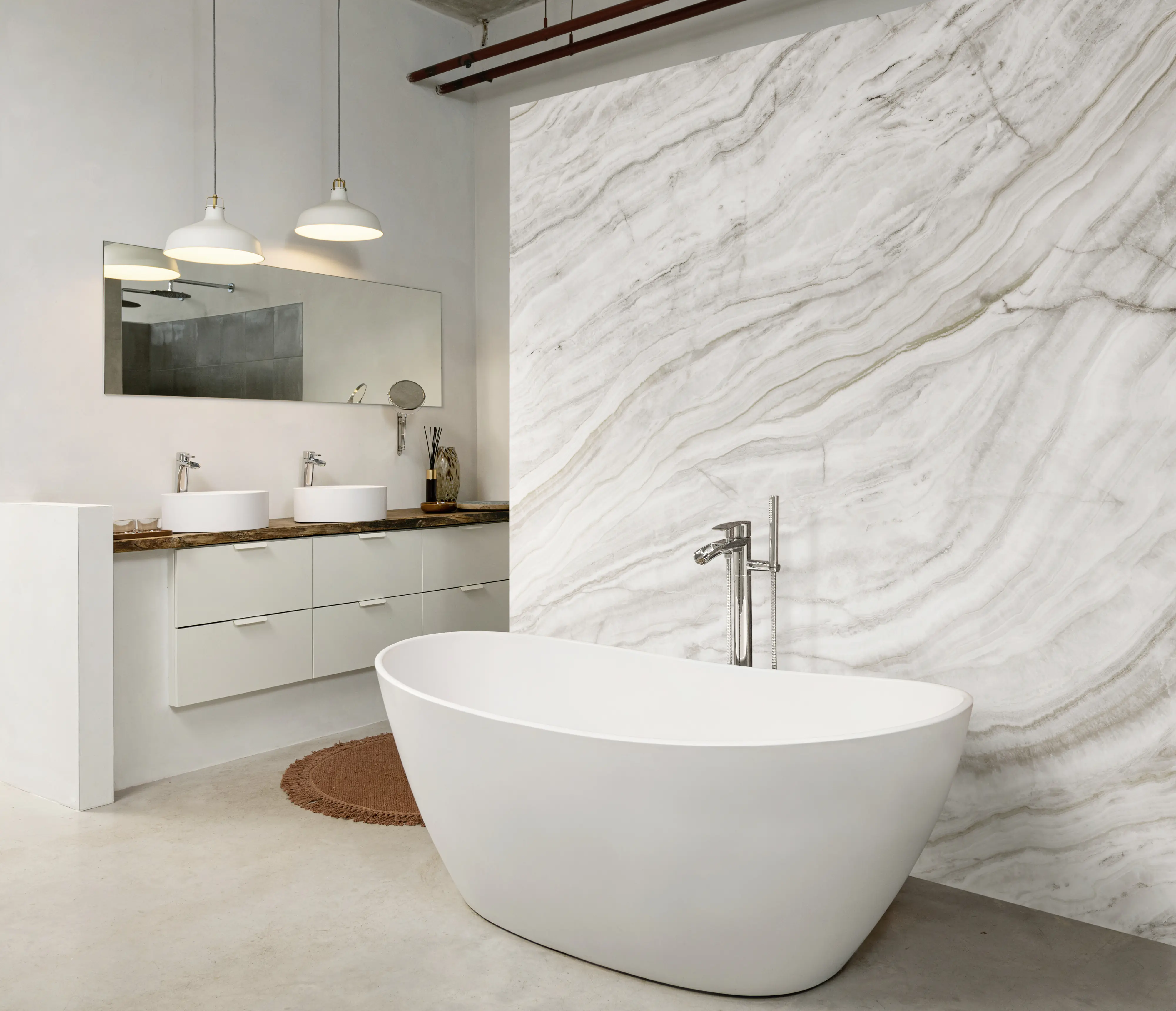 Rasch Vlies Fototapete 364514 Grau-Hellgrau Muster & Motive 3 m x 3,18 m