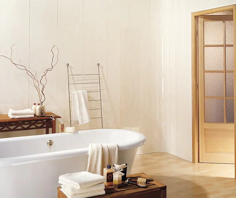 Grosfillex Kunststoffpaneele Element 260 x 37,5 cm 8 mm Marmor beige