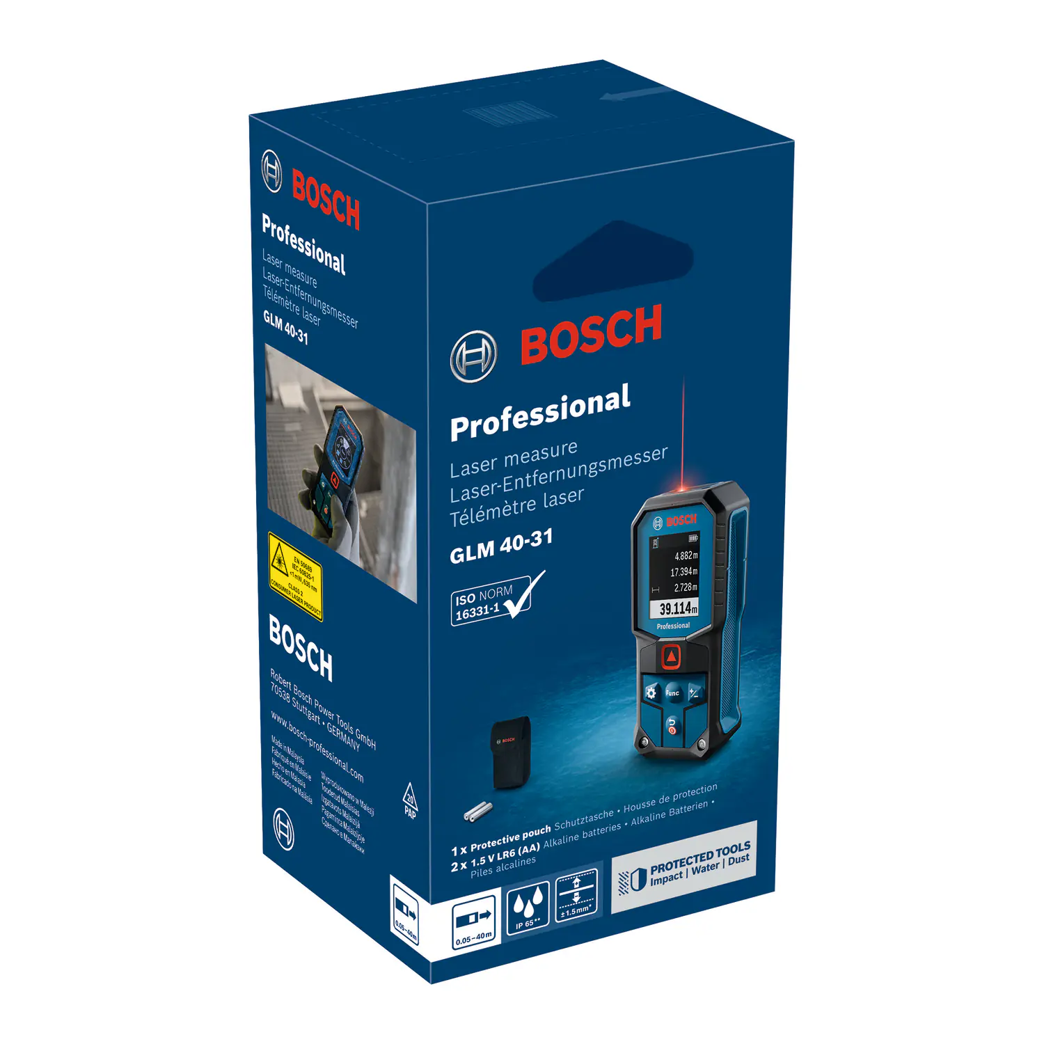 Bosch Professional Laser-Entfernungsmesser GLM 40-31 bis 40 m