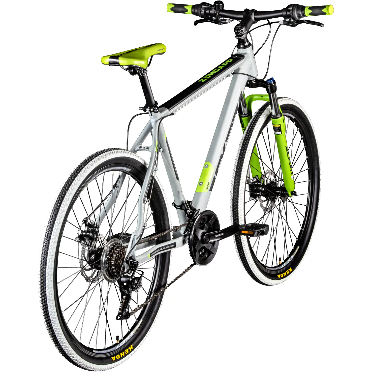 Zündapp Mountainbike FX27 650B MTB Hardtail 27,5 Zoll RH 48cm 21-Gang grau grün