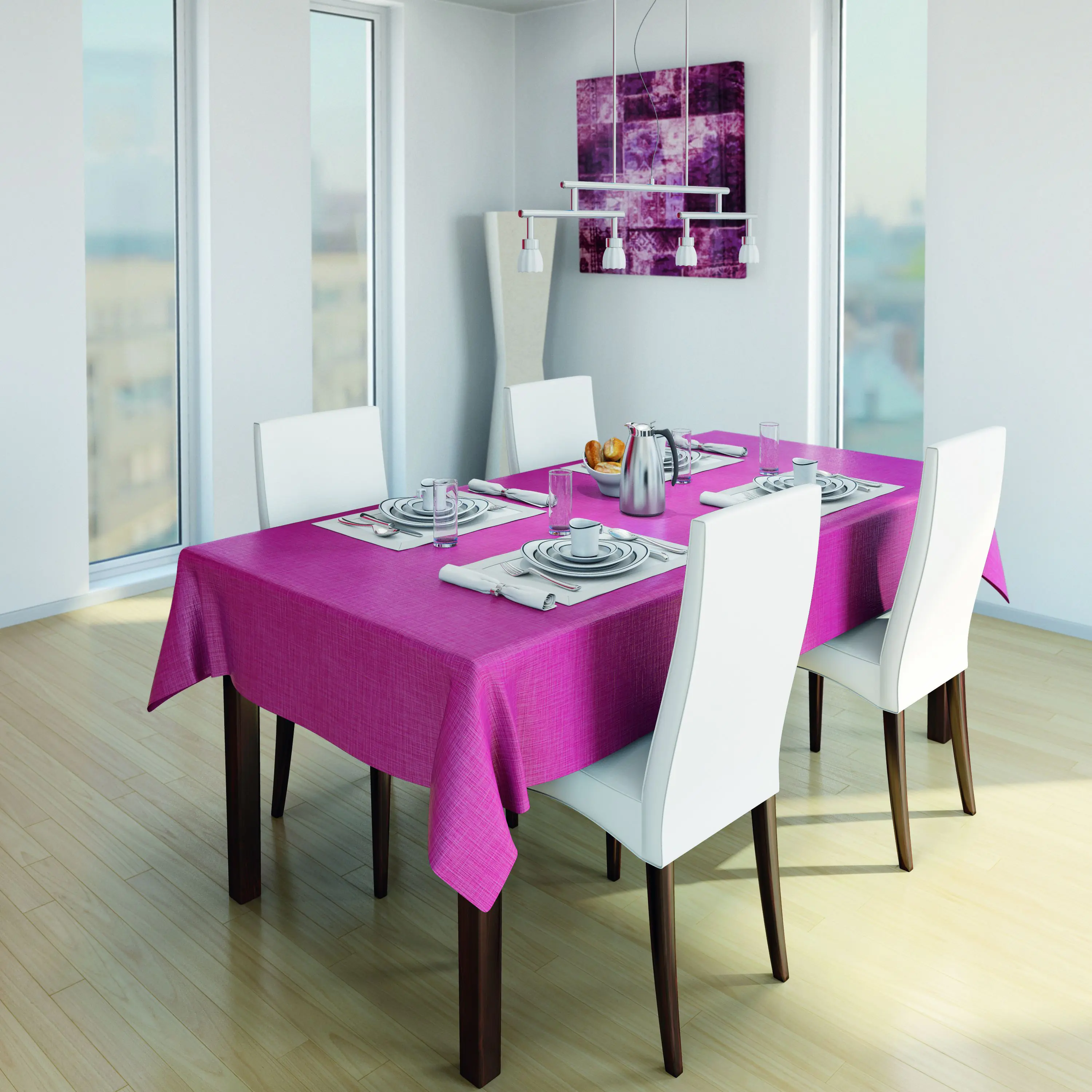 d-c-fix Tischdecke Monte Carlo Sharon pink 140 cm