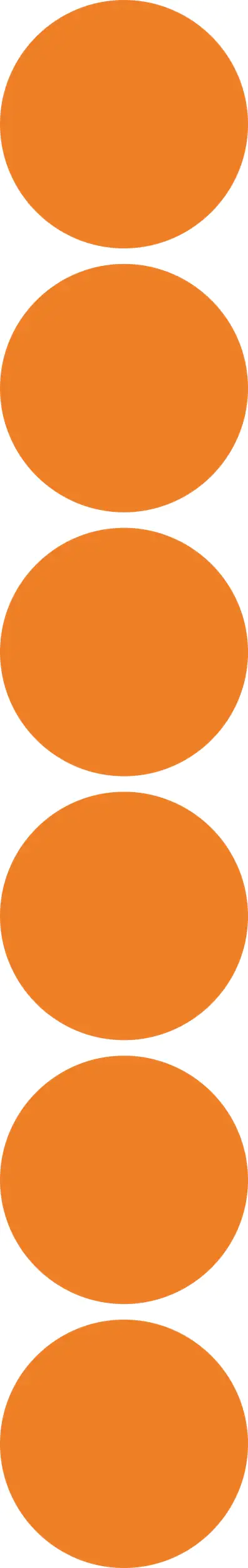 4002341255763 Hermann Schütz Aufkleber Leuchtpunkte neonrot Bogengröße: 330x45mm, 6 Motive