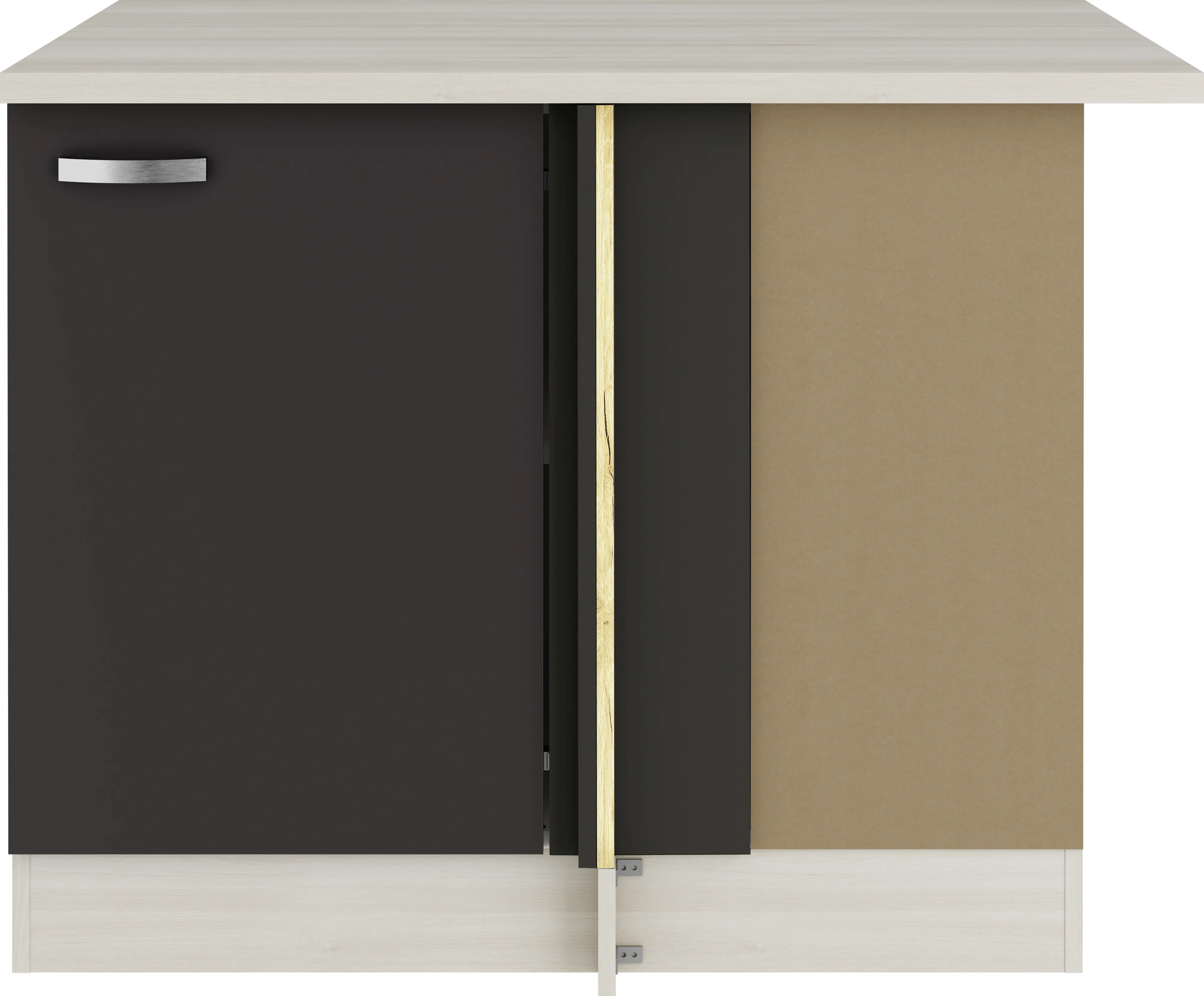 Optifit Eckunterschrank Faro 220 anthrazit/akazie 110 cm