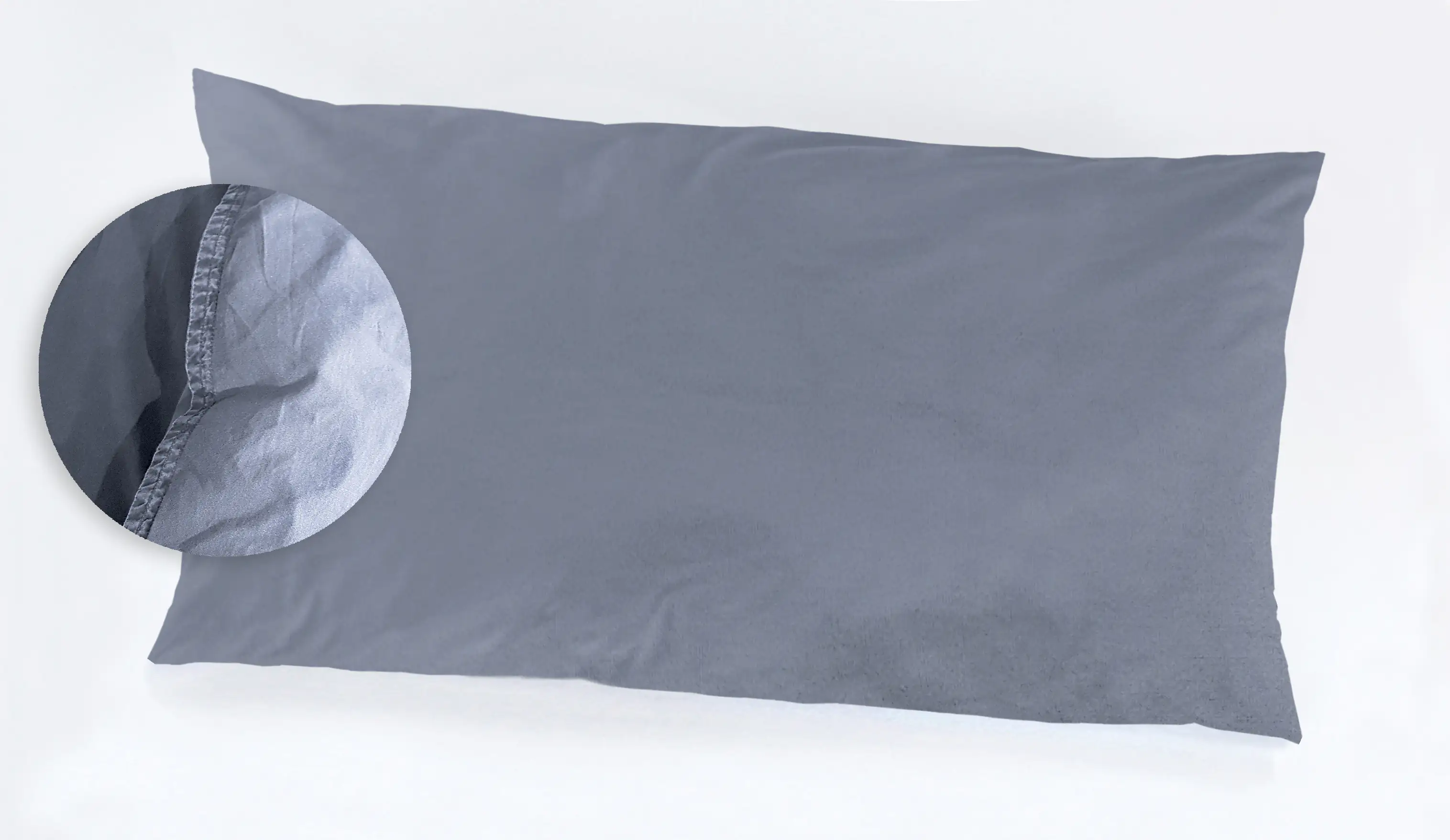 Vario Kissenbezug Renforce Stone Washed denim, 40 x 80 cm