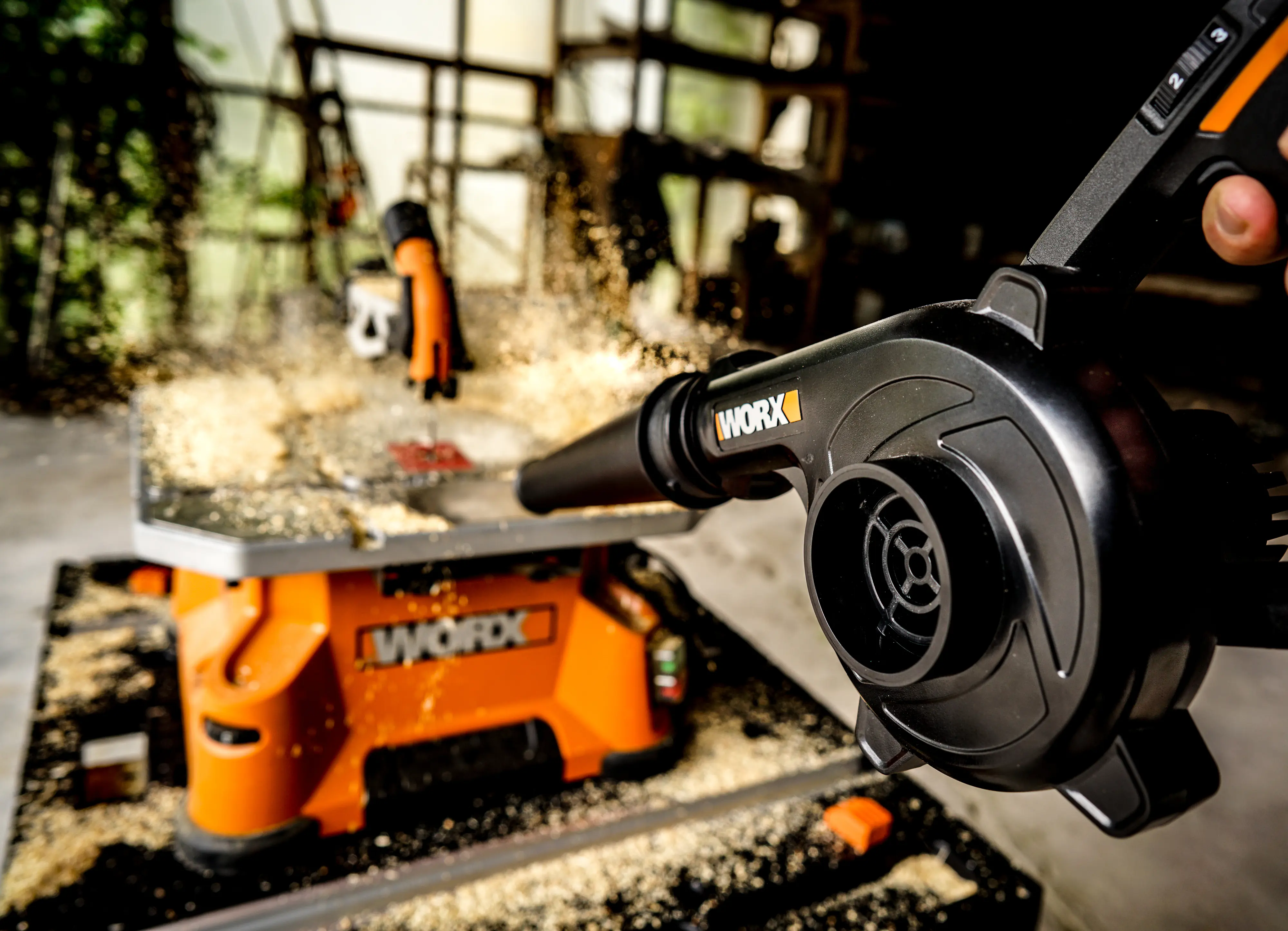 Worx Akku-Werkstattluftbläser WX094.9 20 V Solo Worx Akku-Werkstattluftbläser WX094.9 20 V Solo