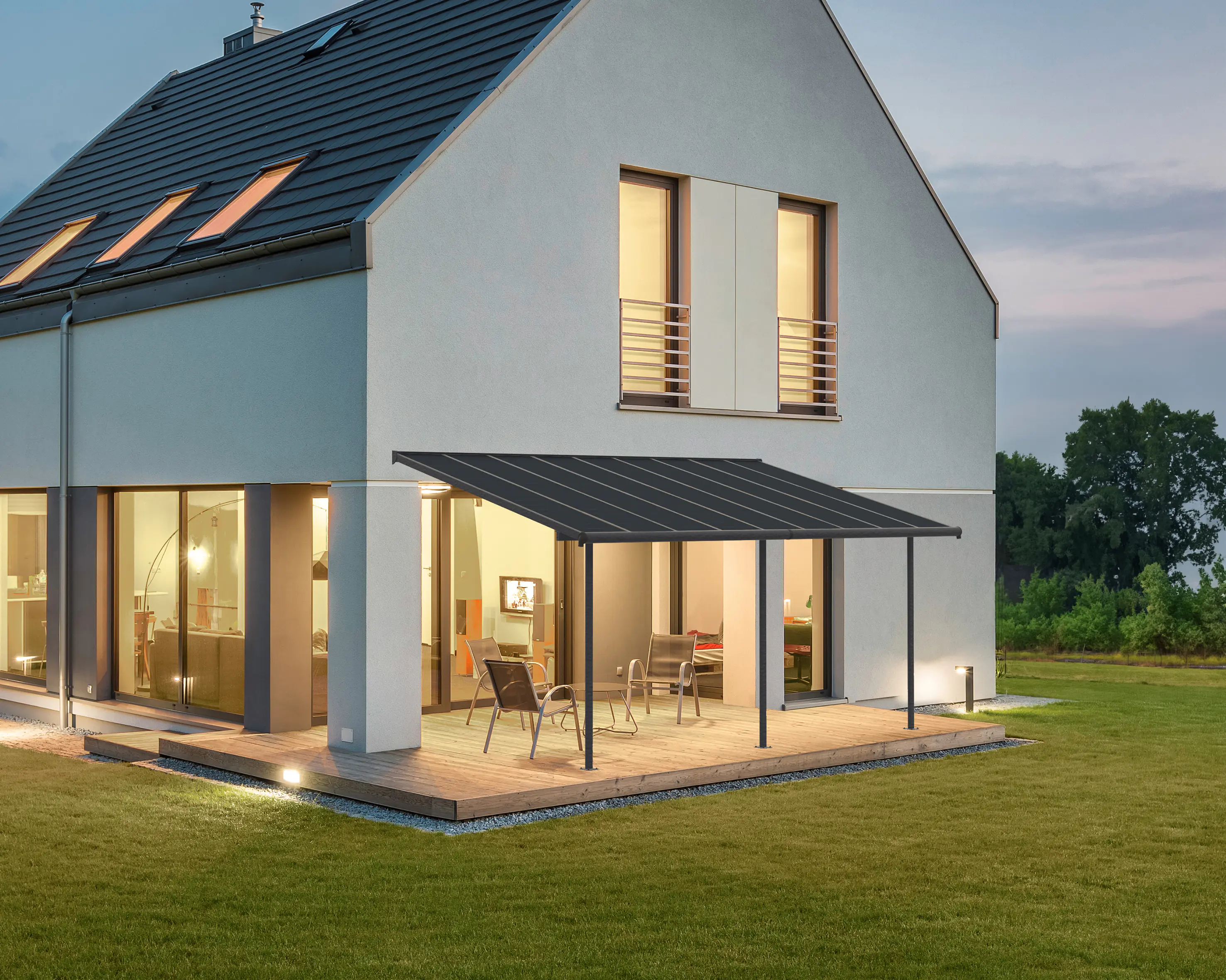 Canopia Terrassenüberdachung Capri 3x5.46