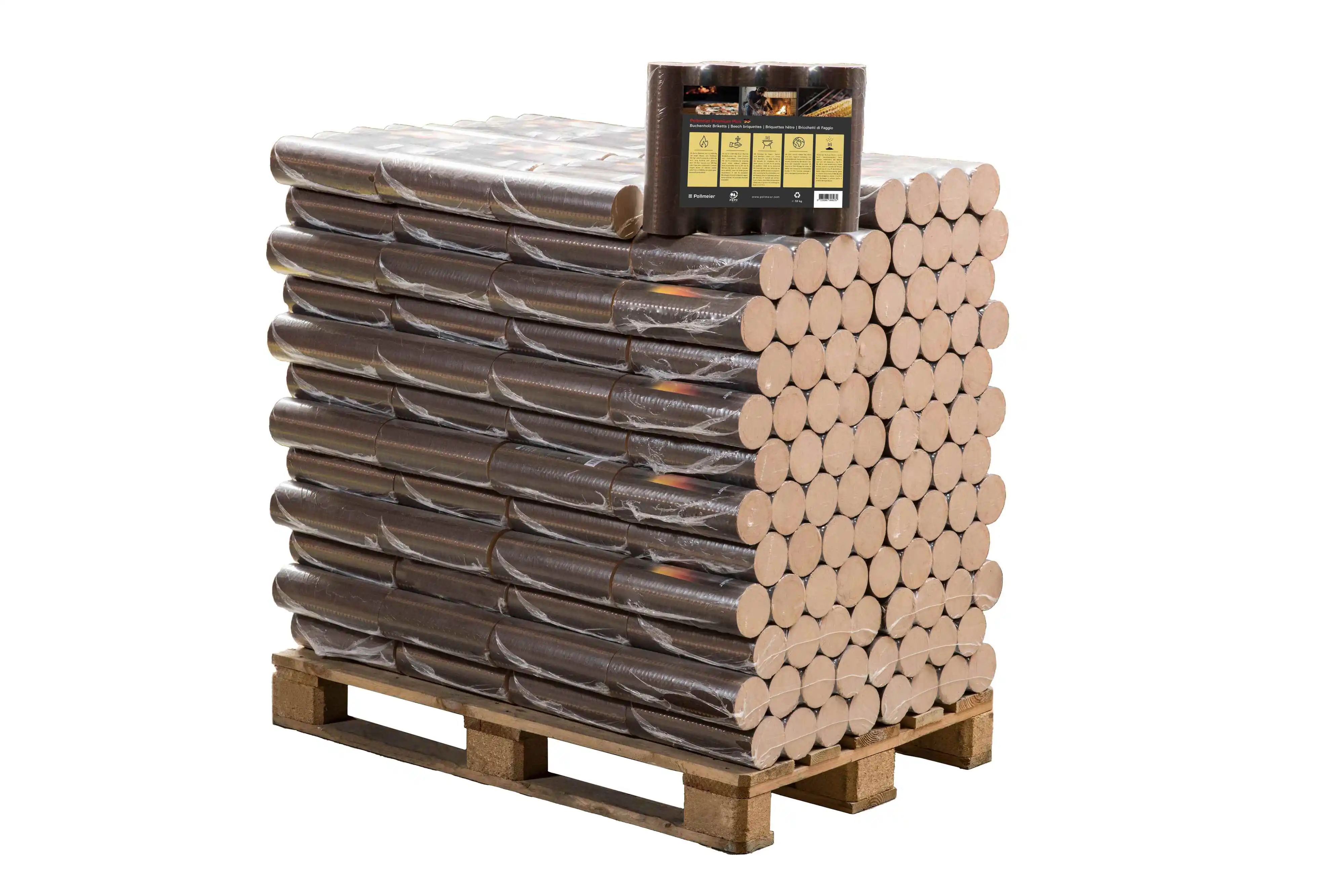 Pollmeier Holzbriketts Buche 10 kg