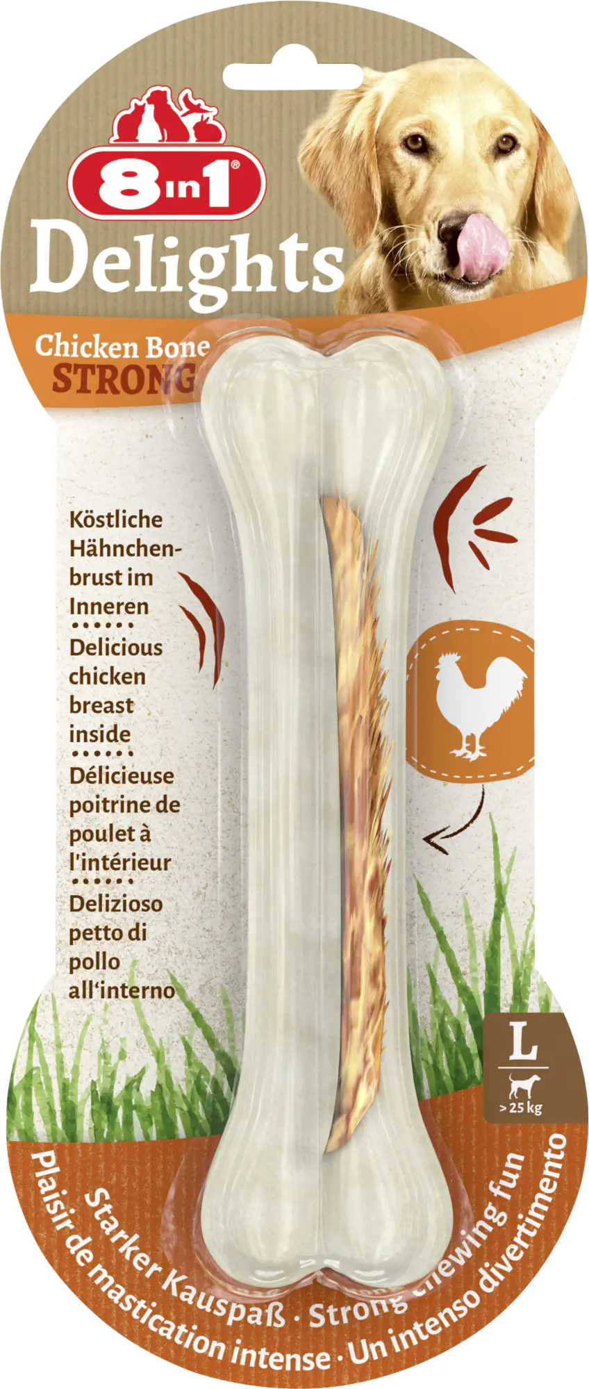 8in1 Kauknochen Delights Strong L