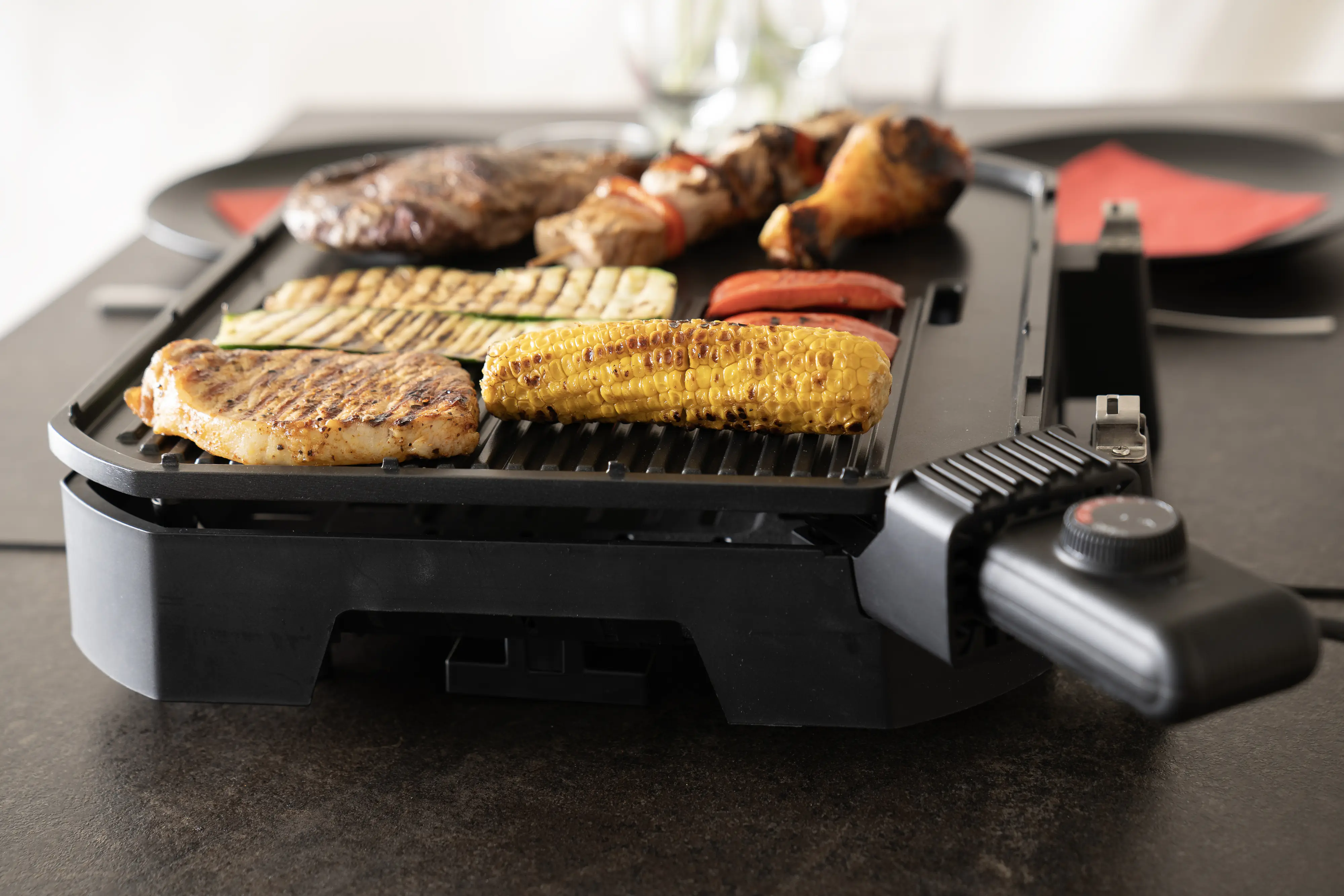 Unold Barbecue Stand-Tisch Elektrogrill Jimmy 58585 Grillfläche: 40 x 35 cm