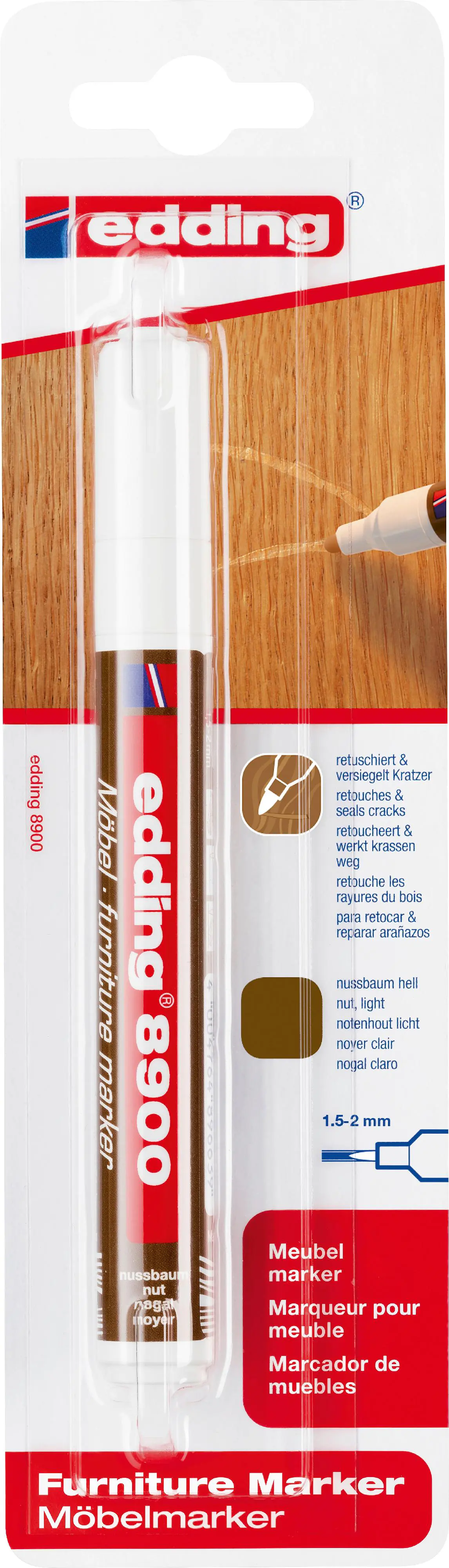 Edding 8900 Möbelmarker nussbaum hell