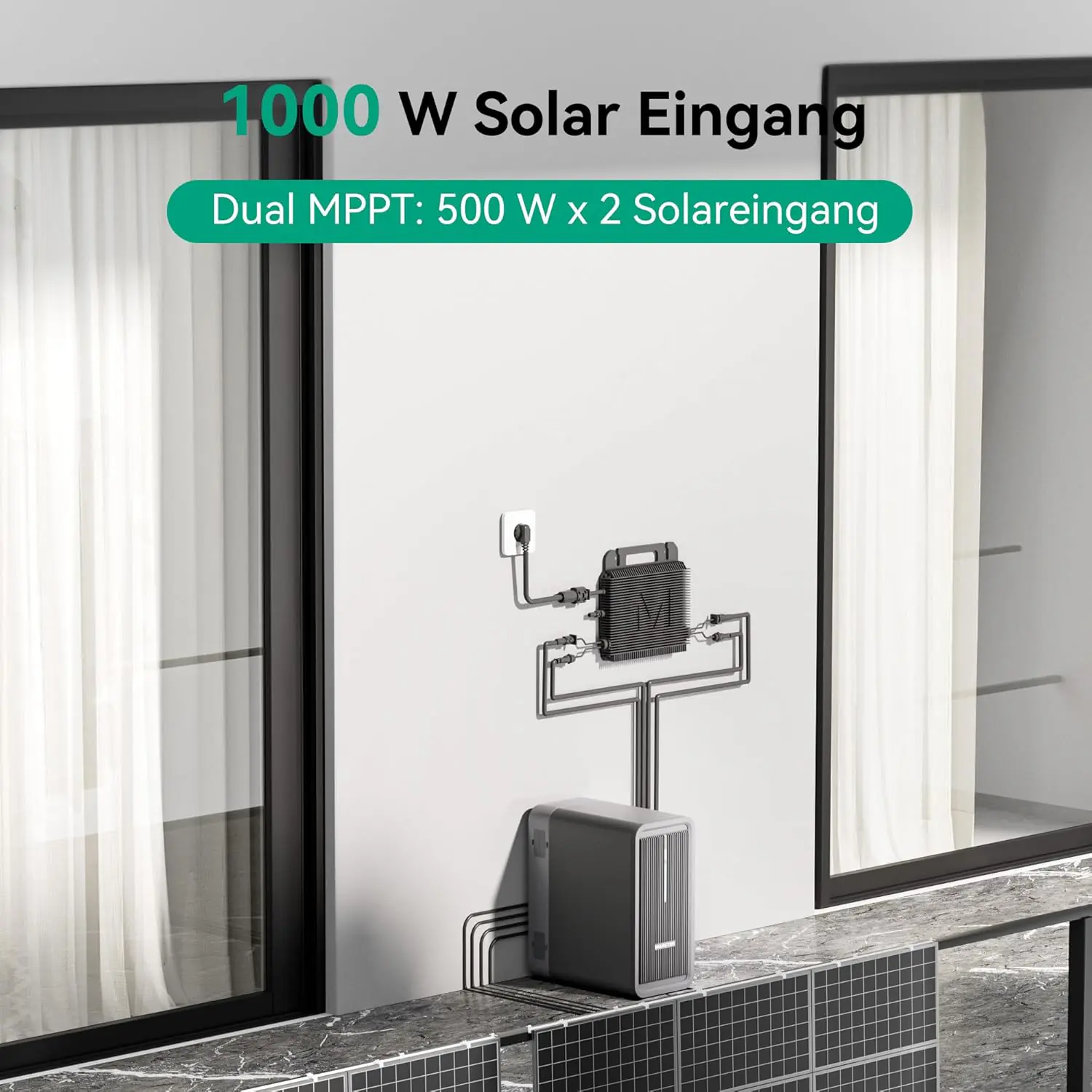 Marstek Balkonkraftwerk-Speicher B2500-D 2240Wh Marstek Balkonkraftwerk-Speicher B2500-D 2240Wh