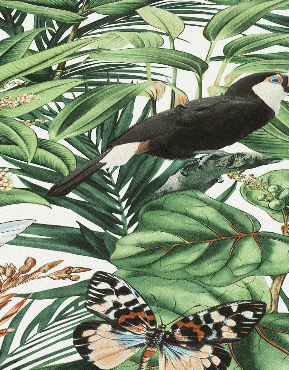 Erismann Vliestapete 10121-07 Paradiso 2 Floral grün 10,05 x 0,53 m