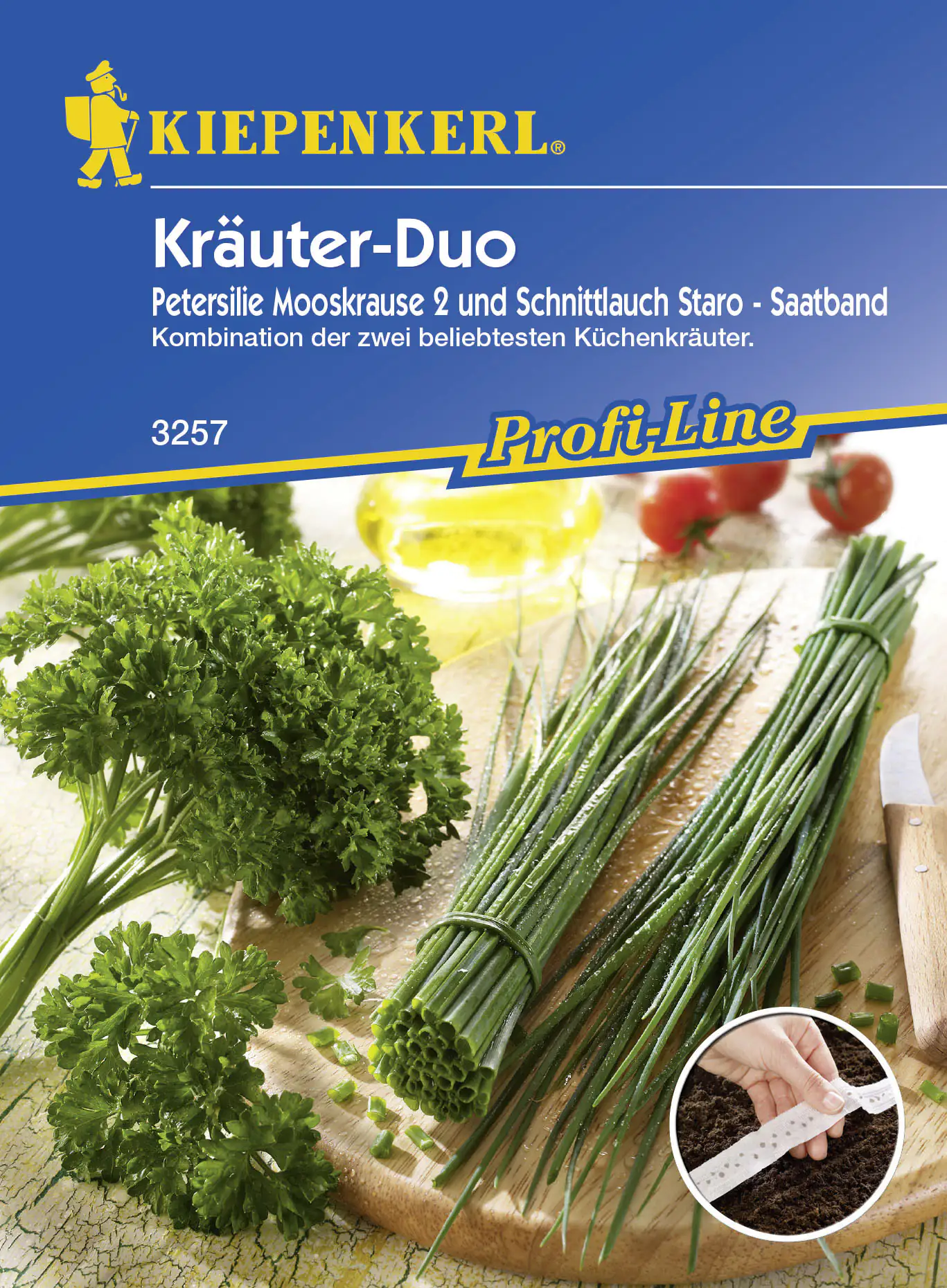 Kiepenkerl Saatgut Kräuter-Trio Saatband 5 Meter / 3 Sorten Kiepenkerl Saatgut Kräuter-Trio Saatband 5 Meter / 3 Sorten