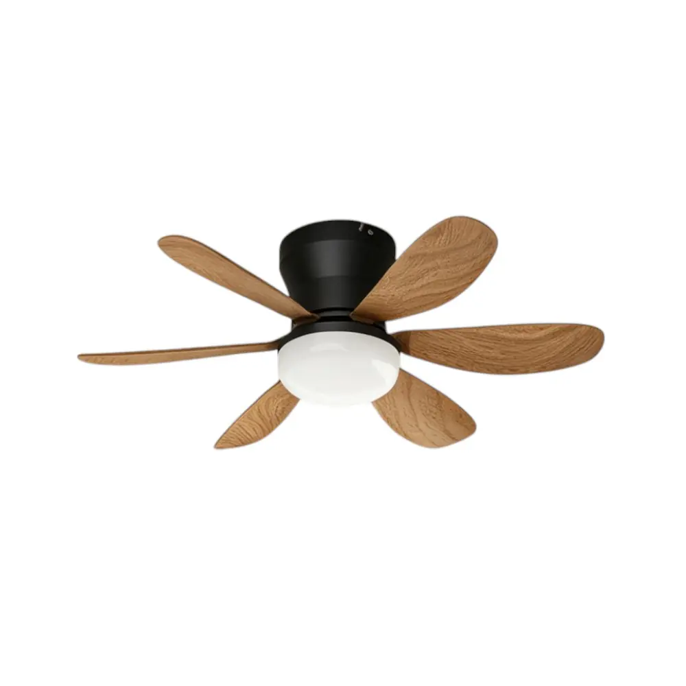 LED-Deckenventilator Chic holz dimmbar