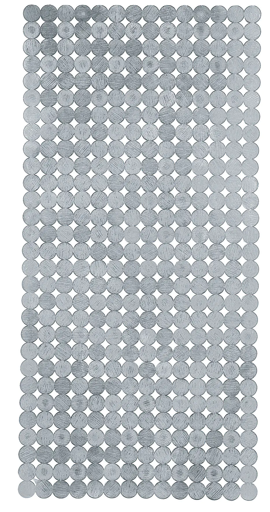 Kleine Wolke Wanneneinlage Sign 36 x 80 cm, siber