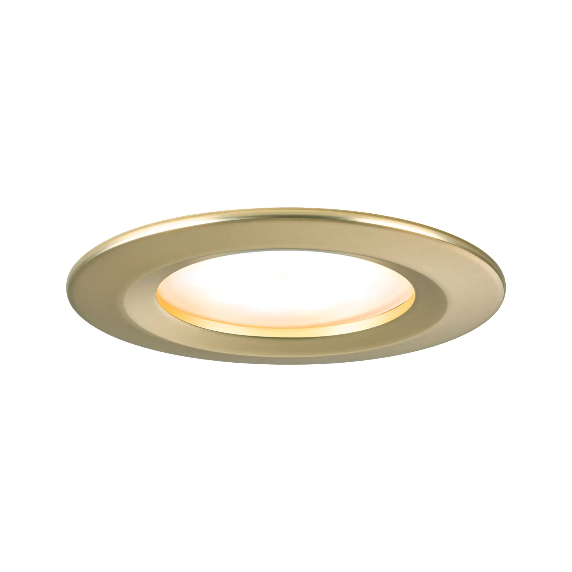 Paulmann LED-Einbauleuchten Nova 3x 6W starr gold matt