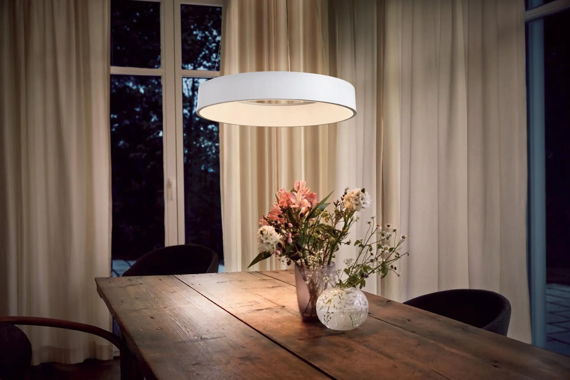 Ledvance Smart+ LED Pendelleuchte Circular weiß Ø 45 cm Sun@Home 18,5 W